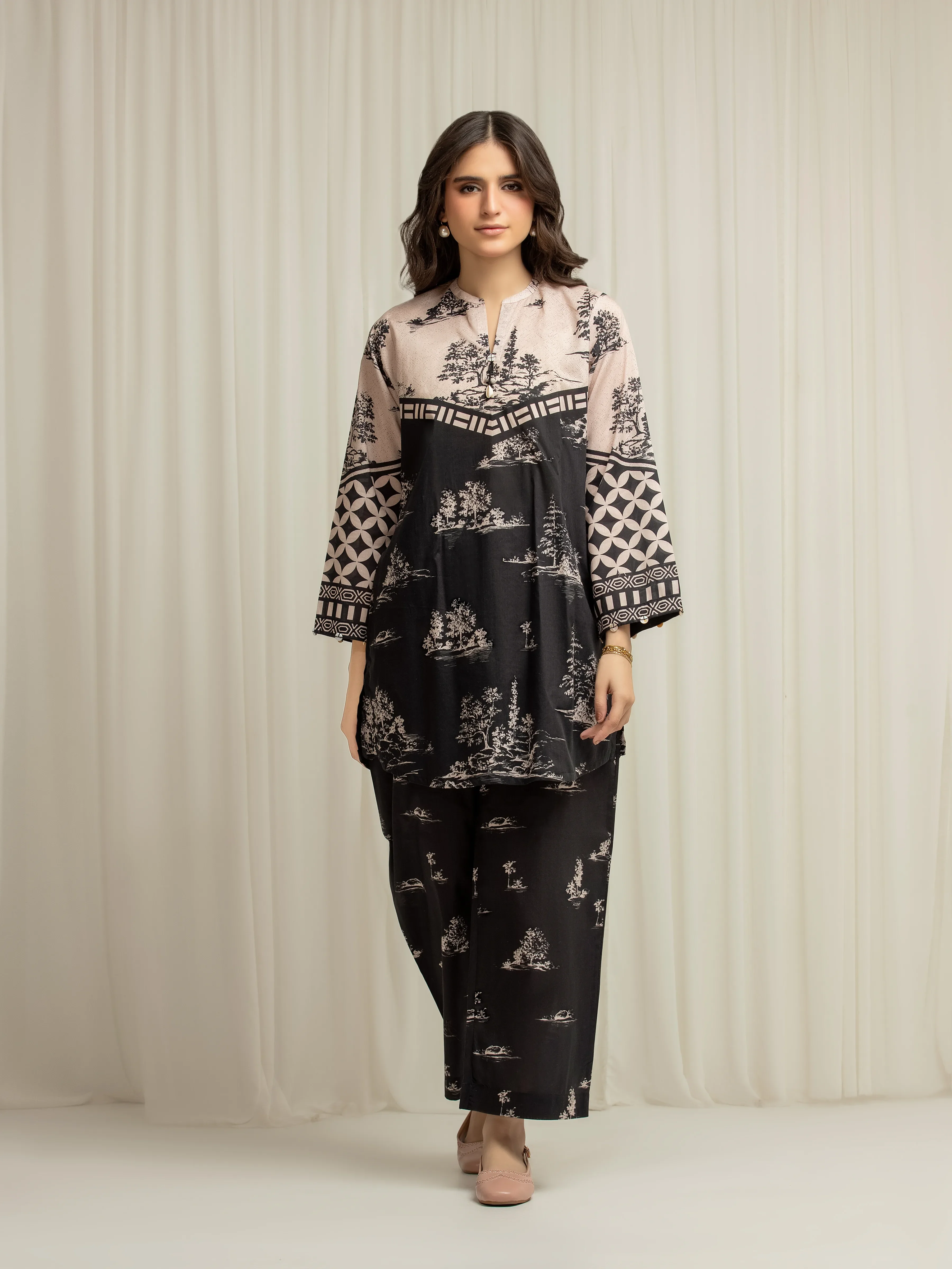 Printed Lawn Co-Ord Set - EWTKP6-86017ST