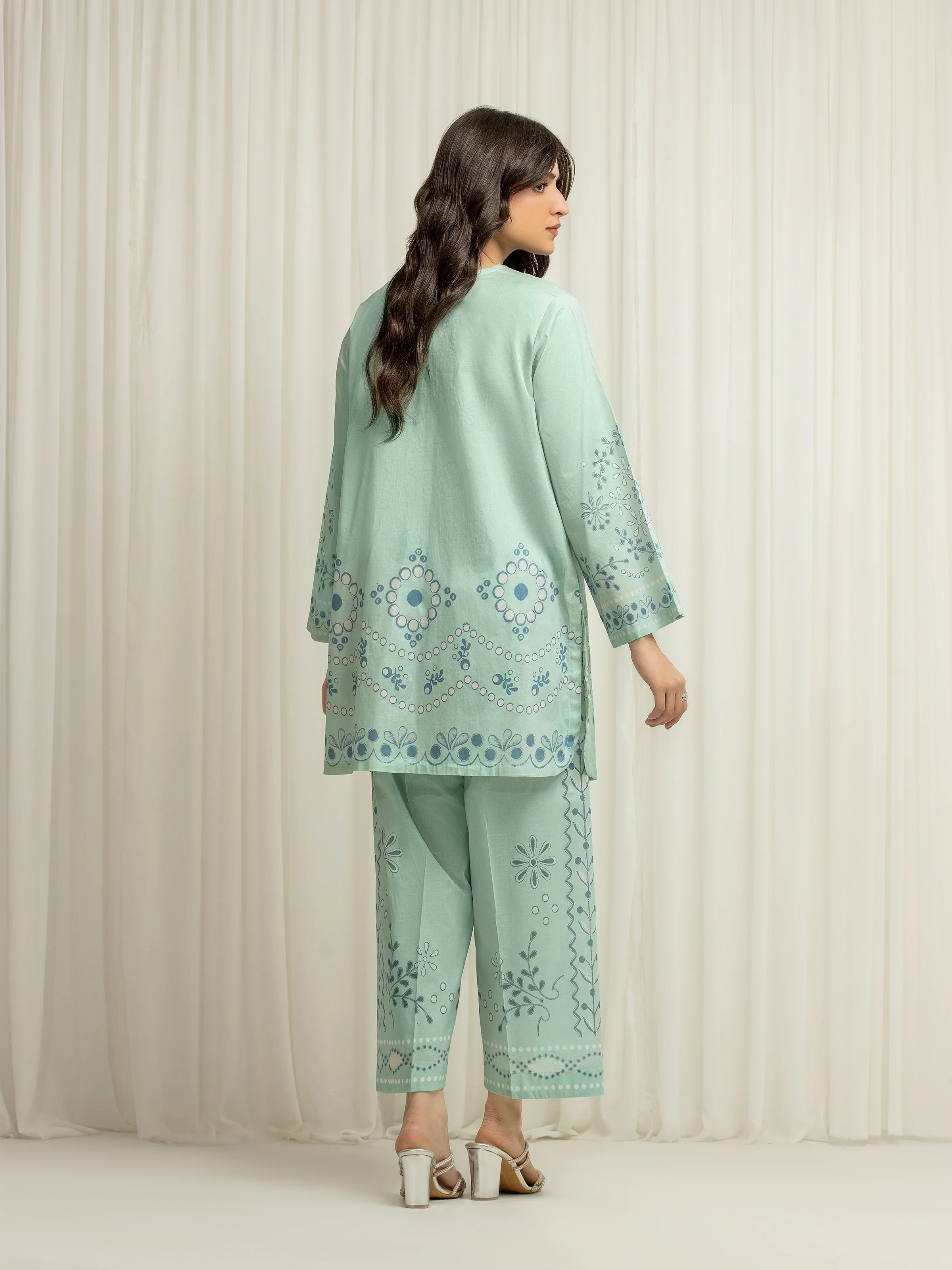 Printed Lawn Co-Ord Set - EWTKP6-86020ST - Image 6