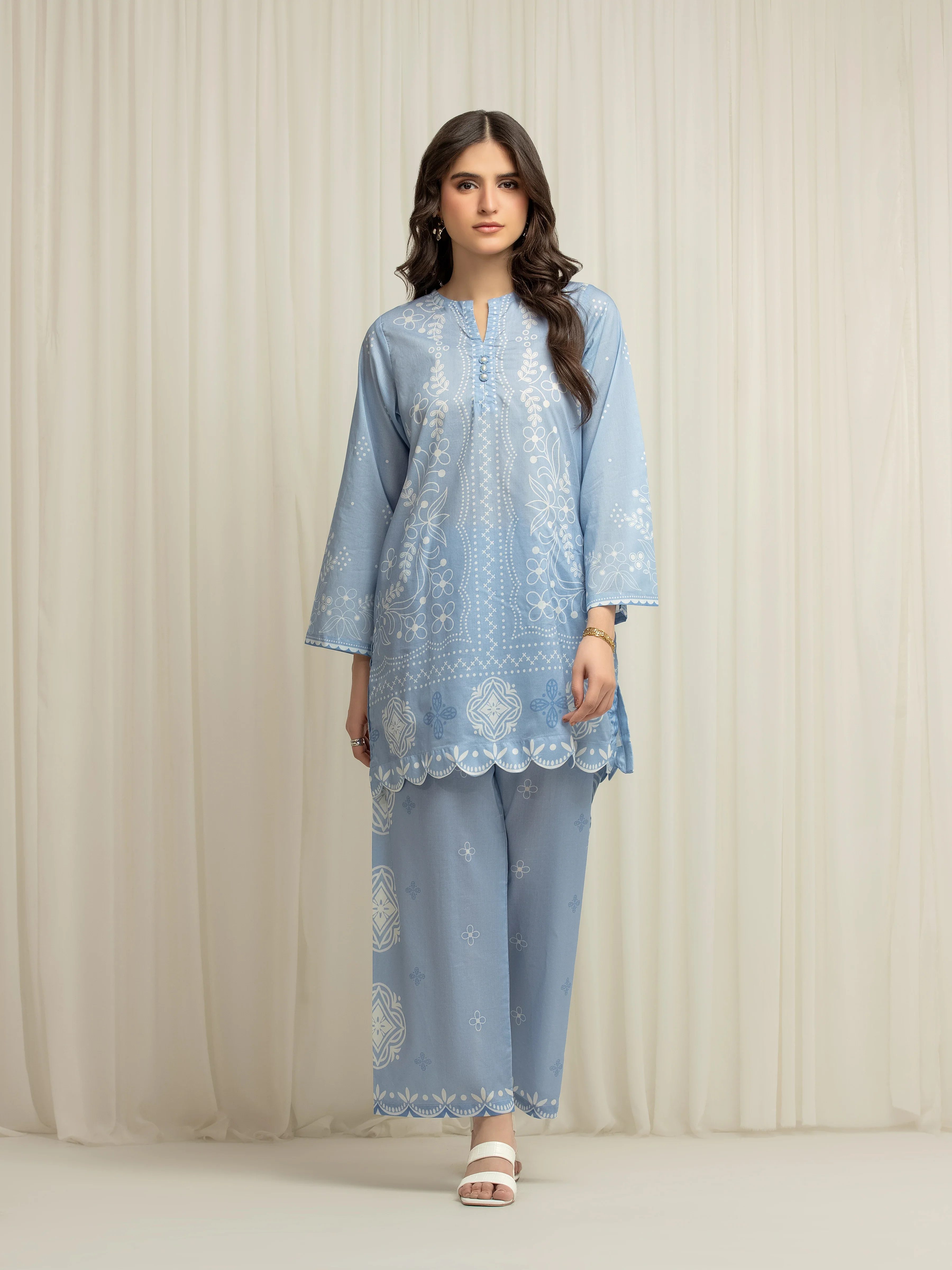 Printed Lawn Co-Ord Set - EWTKP6-86022ST