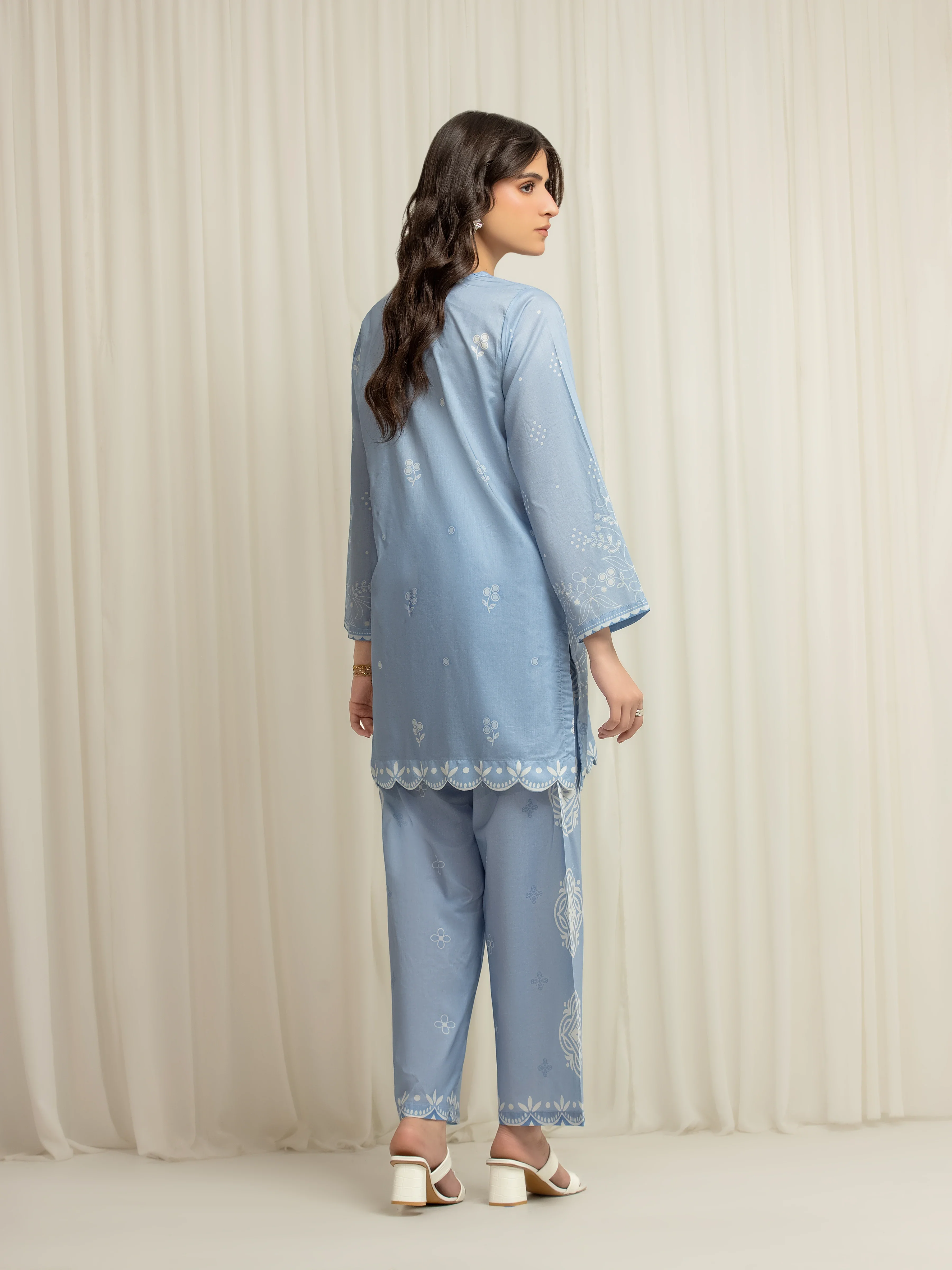 Printed Lawn Co-Ord Set - EWTKP6-86022ST - Image 6