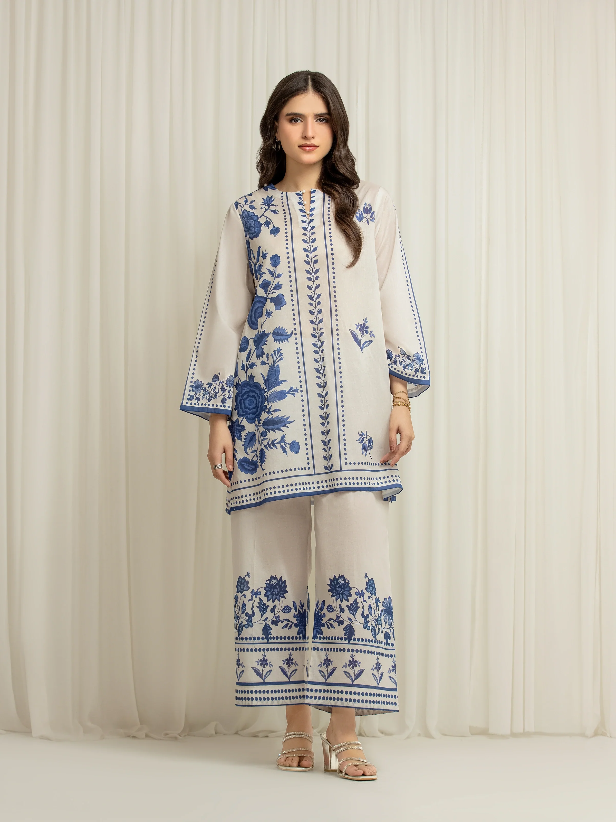 Printed Lawn Co-Ord Set - EWTKP6-86028ST