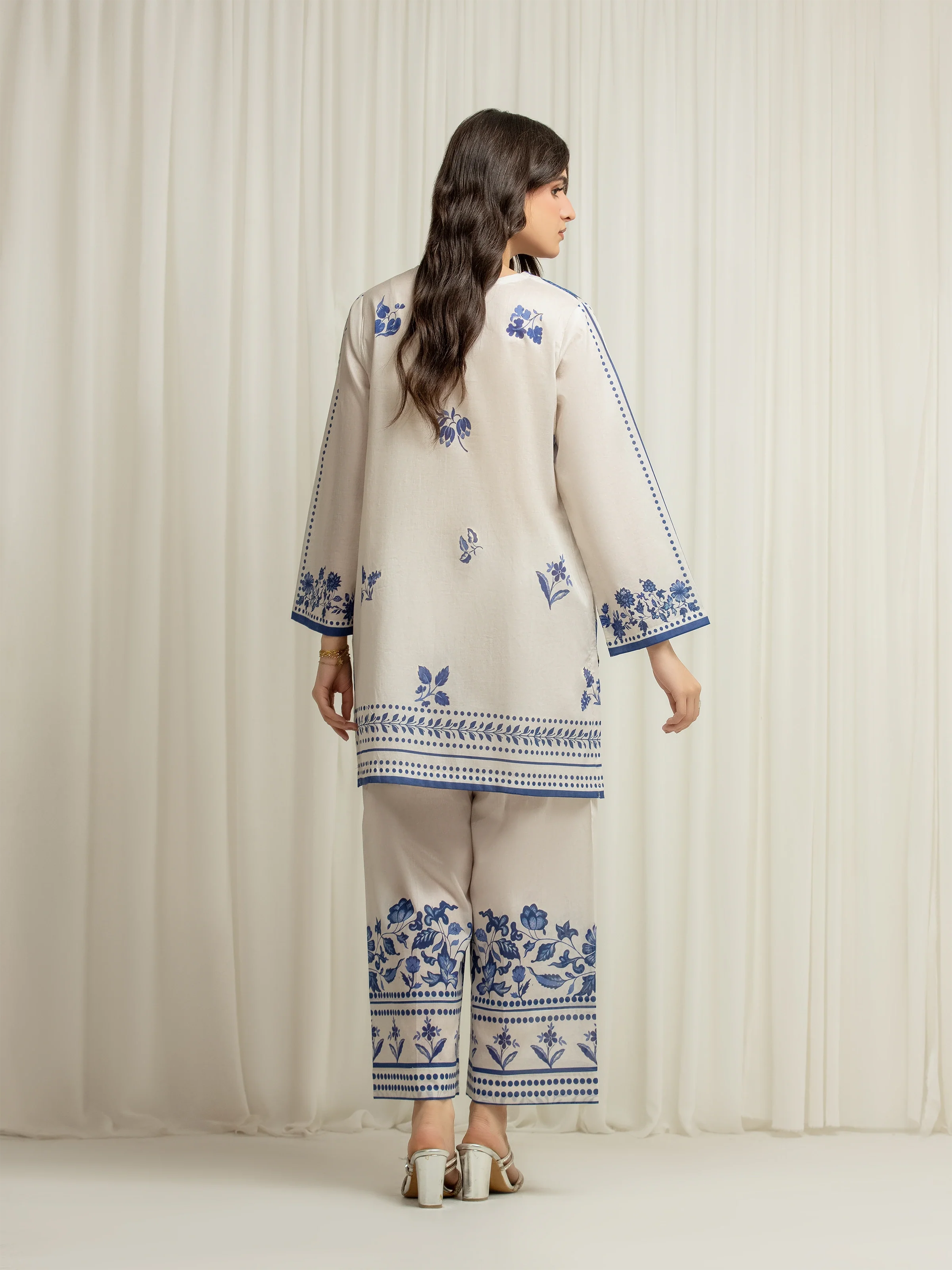 Printed Lawn Co-Ord Set - EWTKP6-86028ST - Image 6