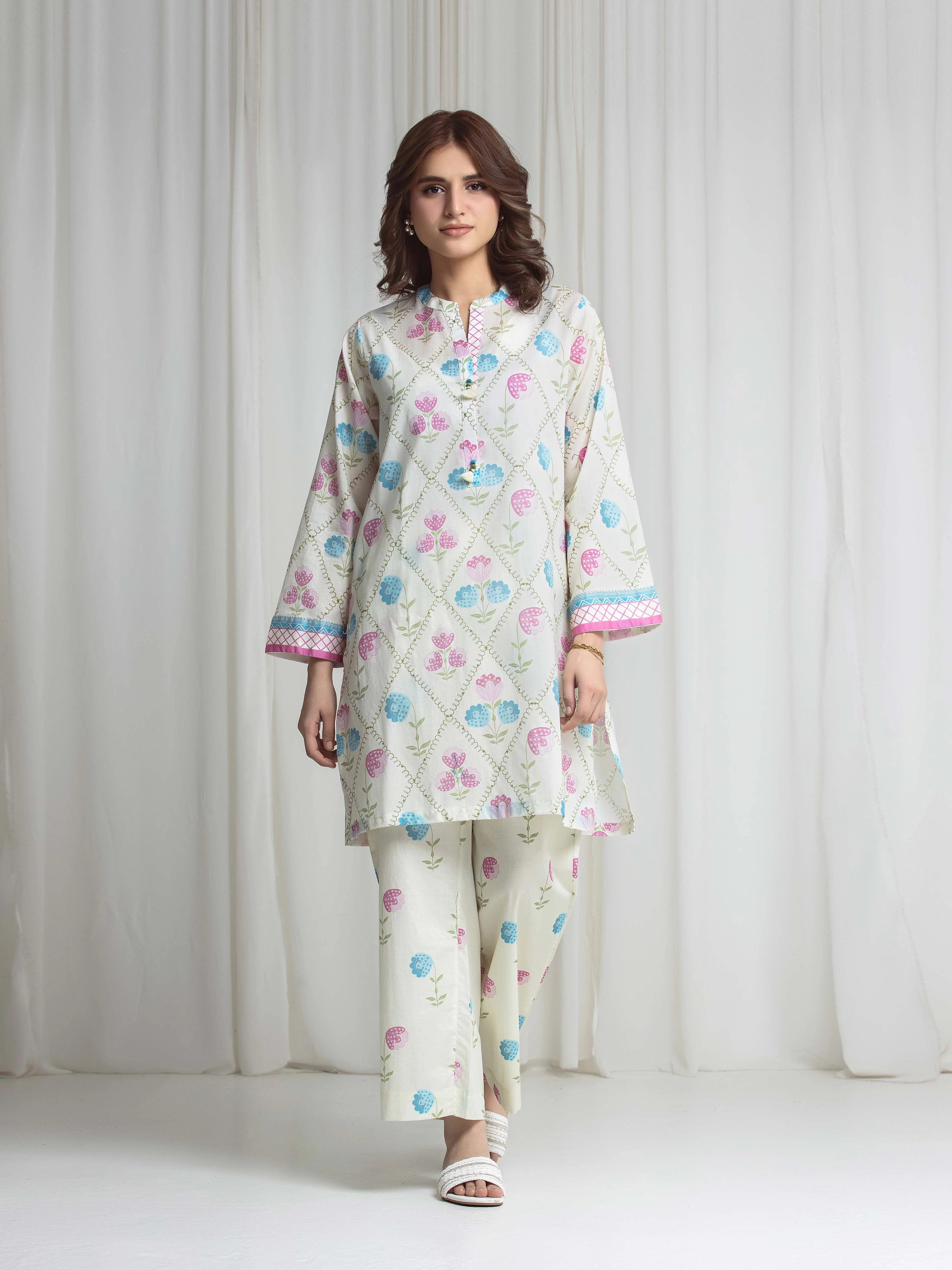 Printed Lawn Co-Ord Set - EWTKP6-86034ST