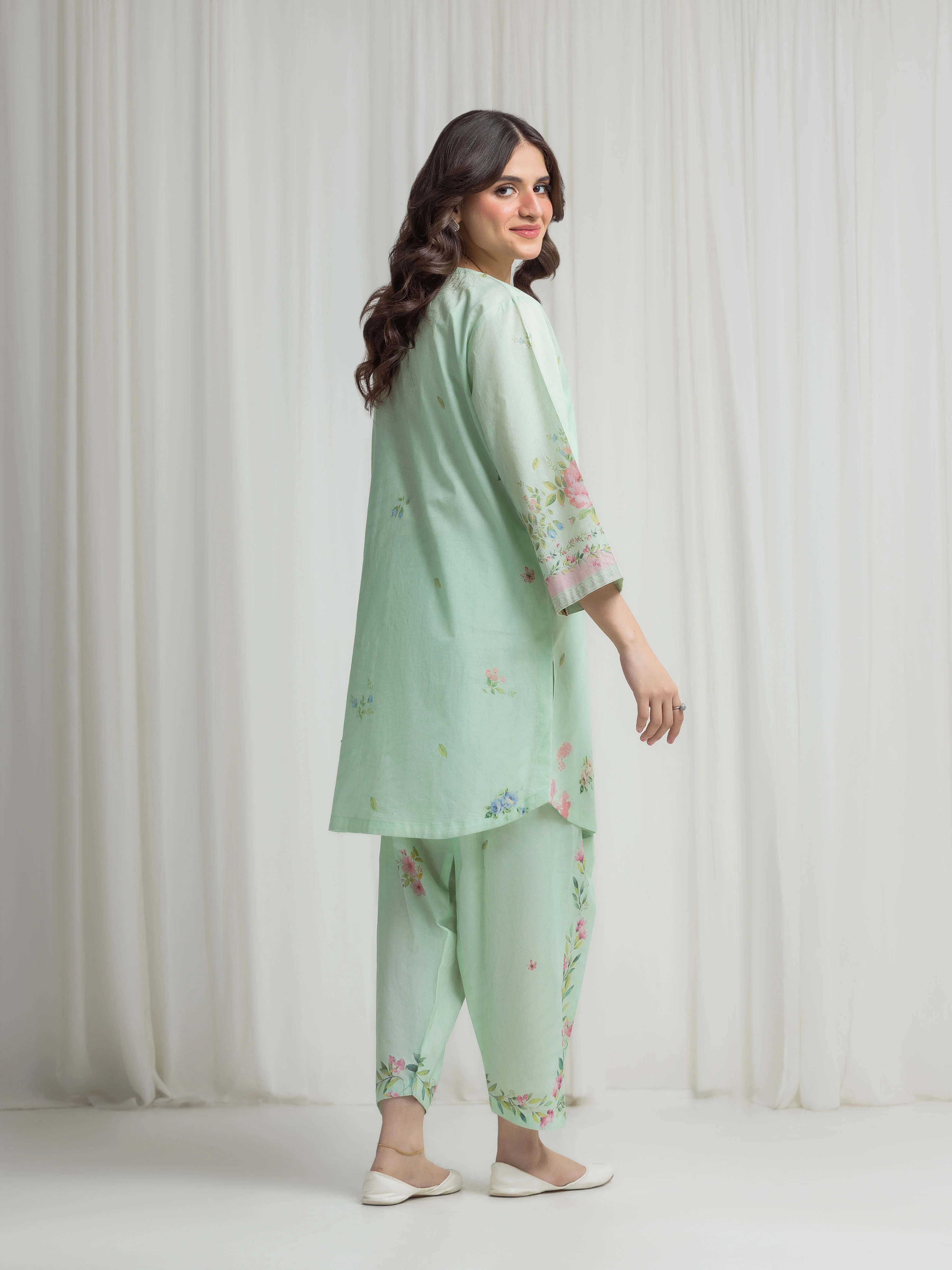Printed Lawn Co-Ord Set - EWTKP6-86035ST - Image 6