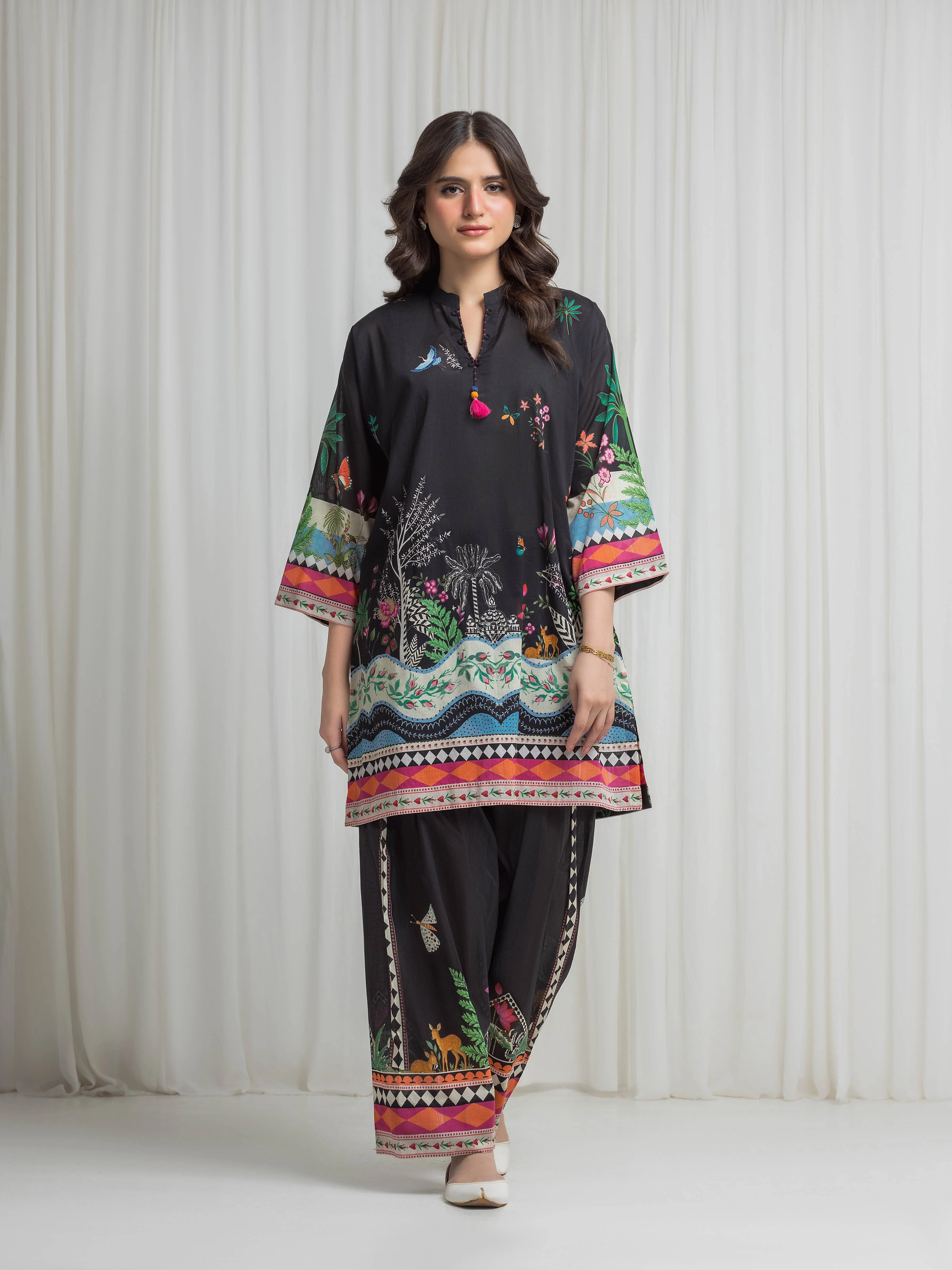 Printed Lawn Co-Ord Set - EWTKP6-86225ST