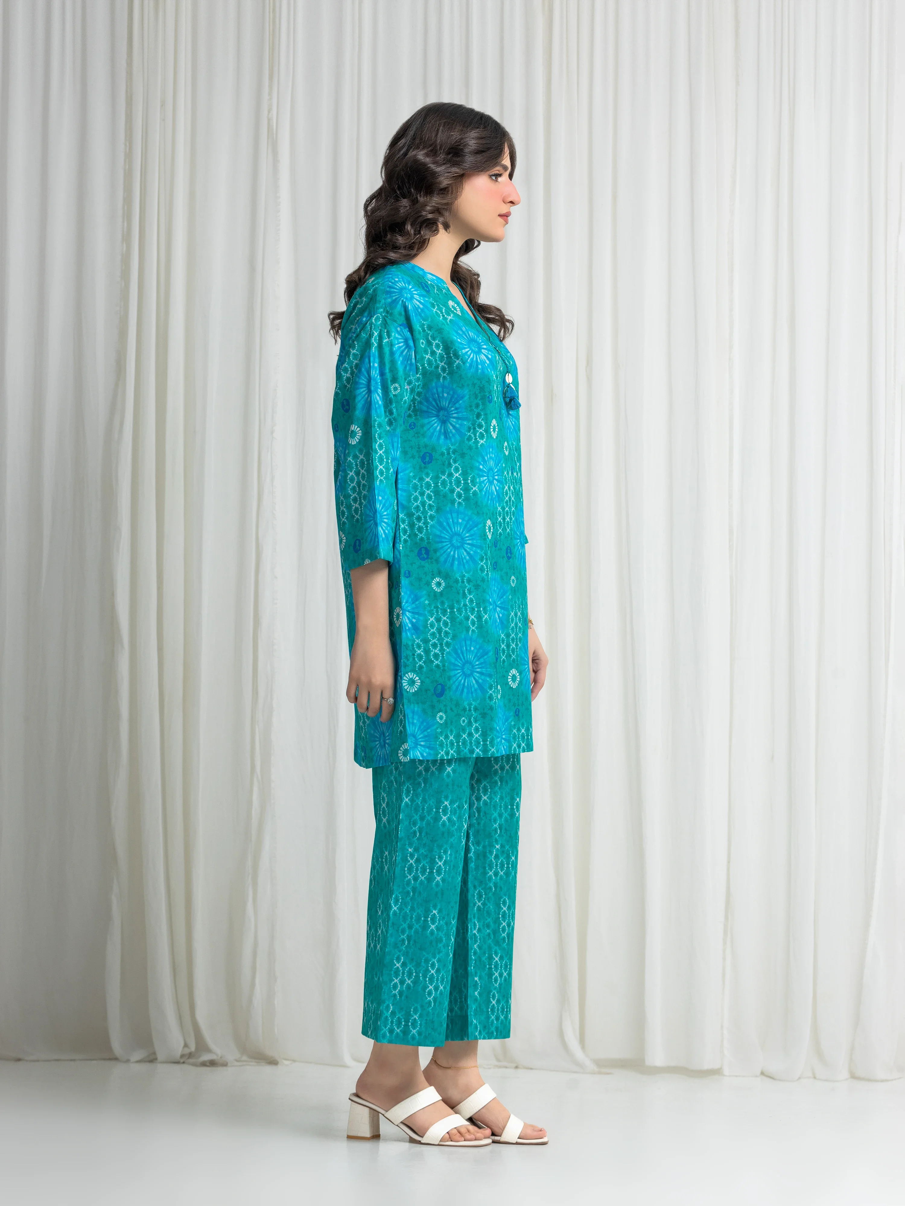 Printed Lawn Co-Ord Set - EWTKP6-86290ST - Image 5