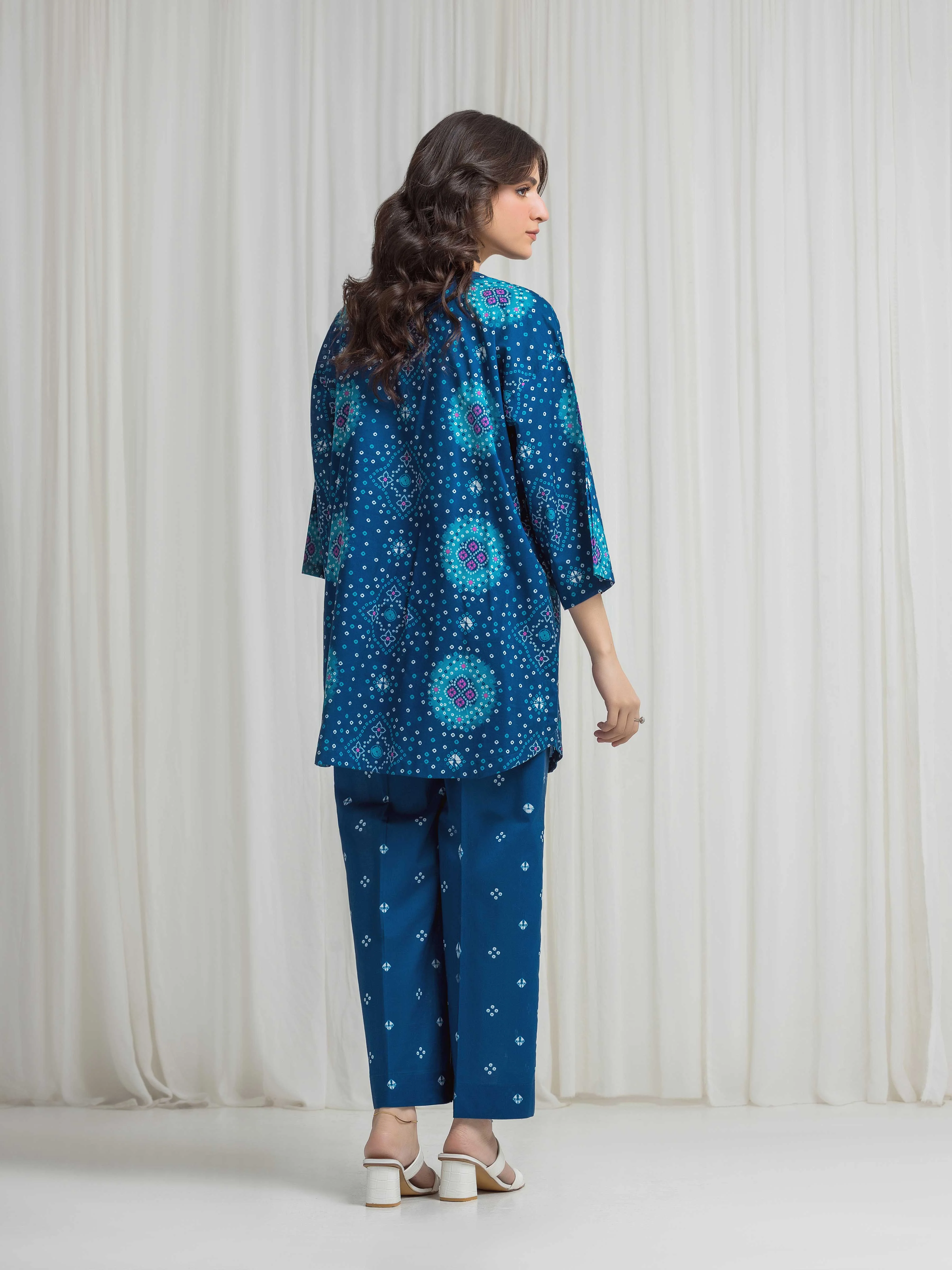 Printed Lawn Co-Ord Set - EWTKP6-86291ST - Image 6