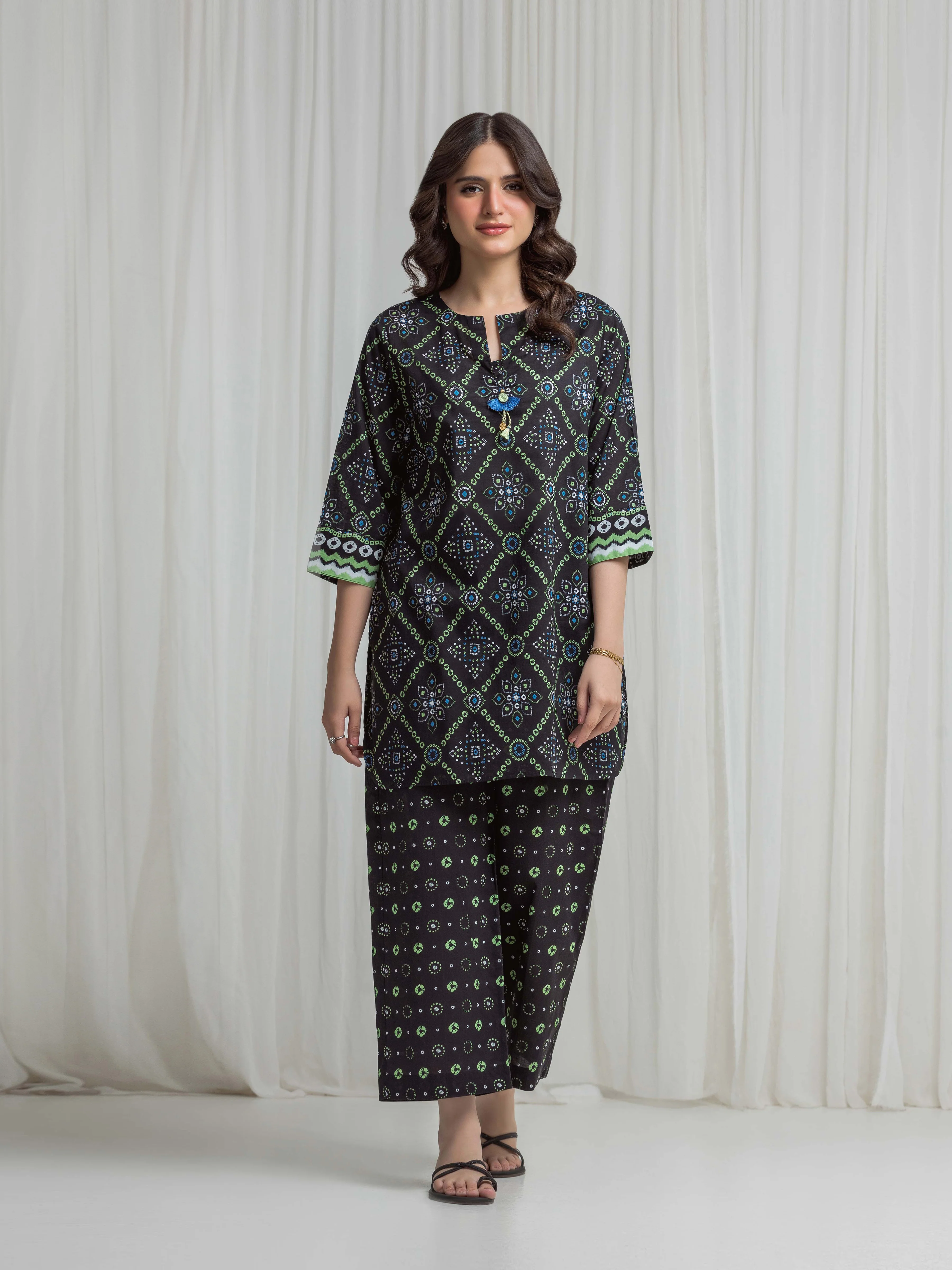 Printed Lawn Co-Ord Set - EWTKP6-86296ST