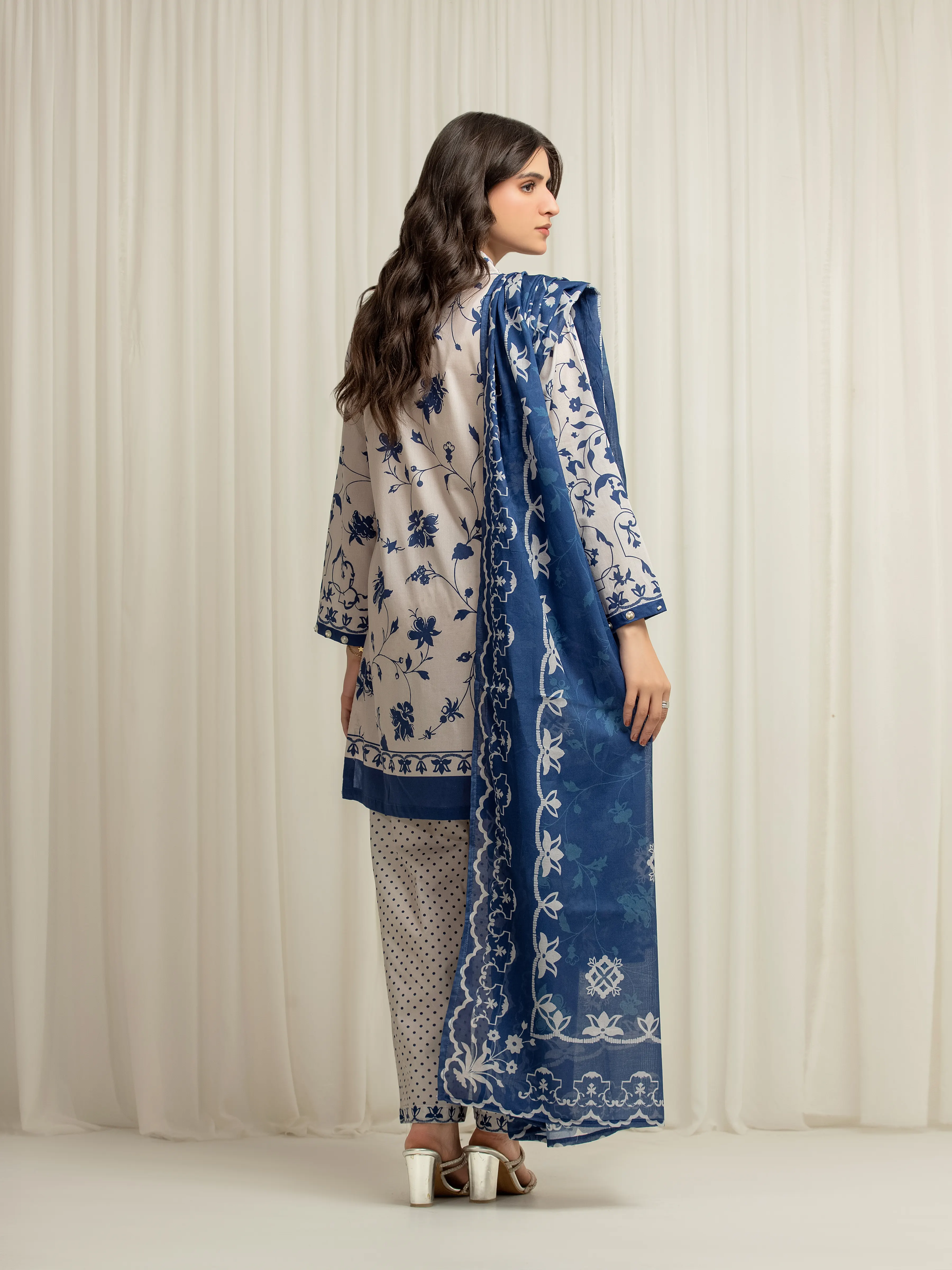 Printed Lawn Suit - EWTKP6-86046-3P - Image 6