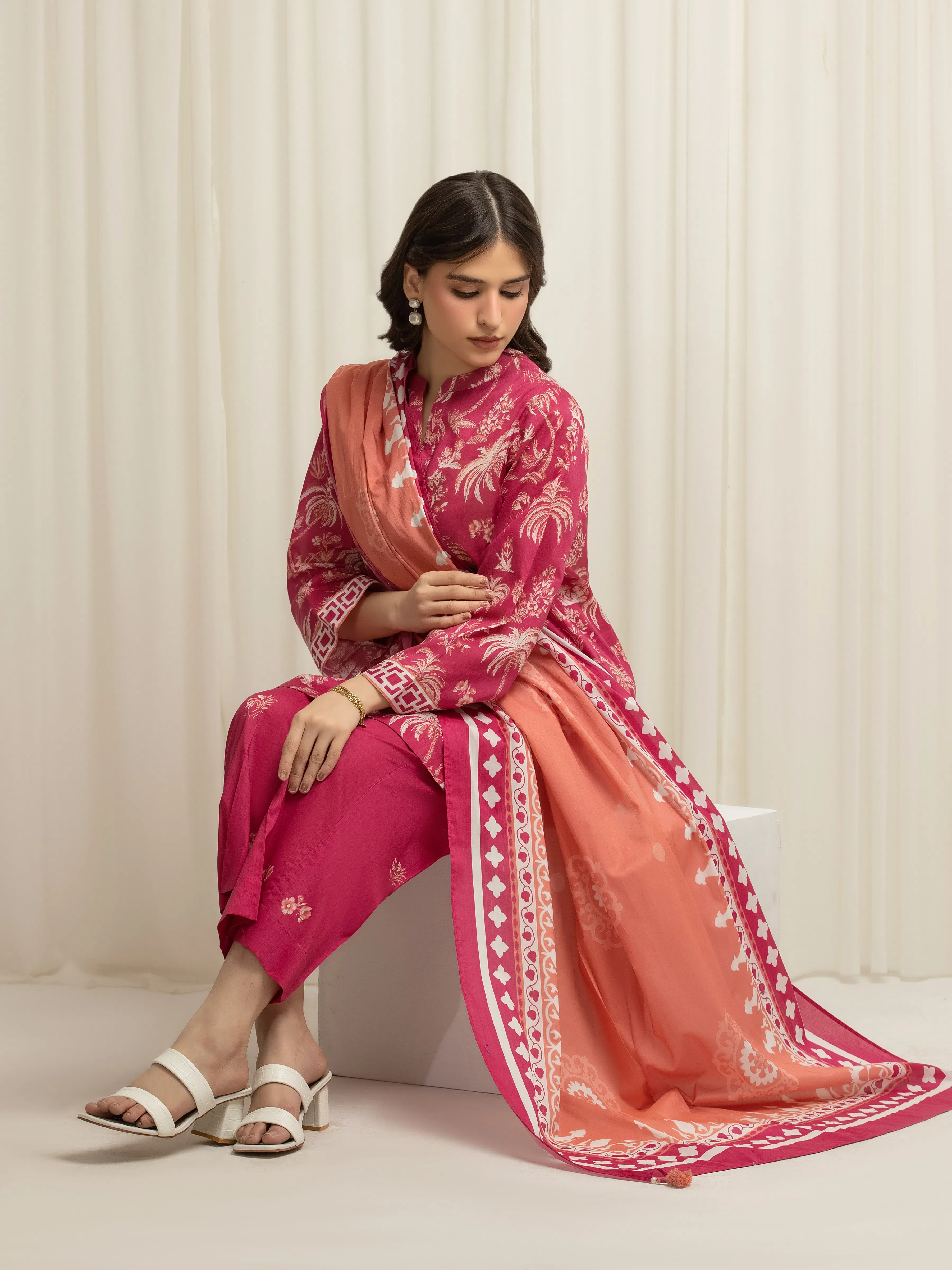 Printed Lawn Suit - EWTKP6-86049-3P