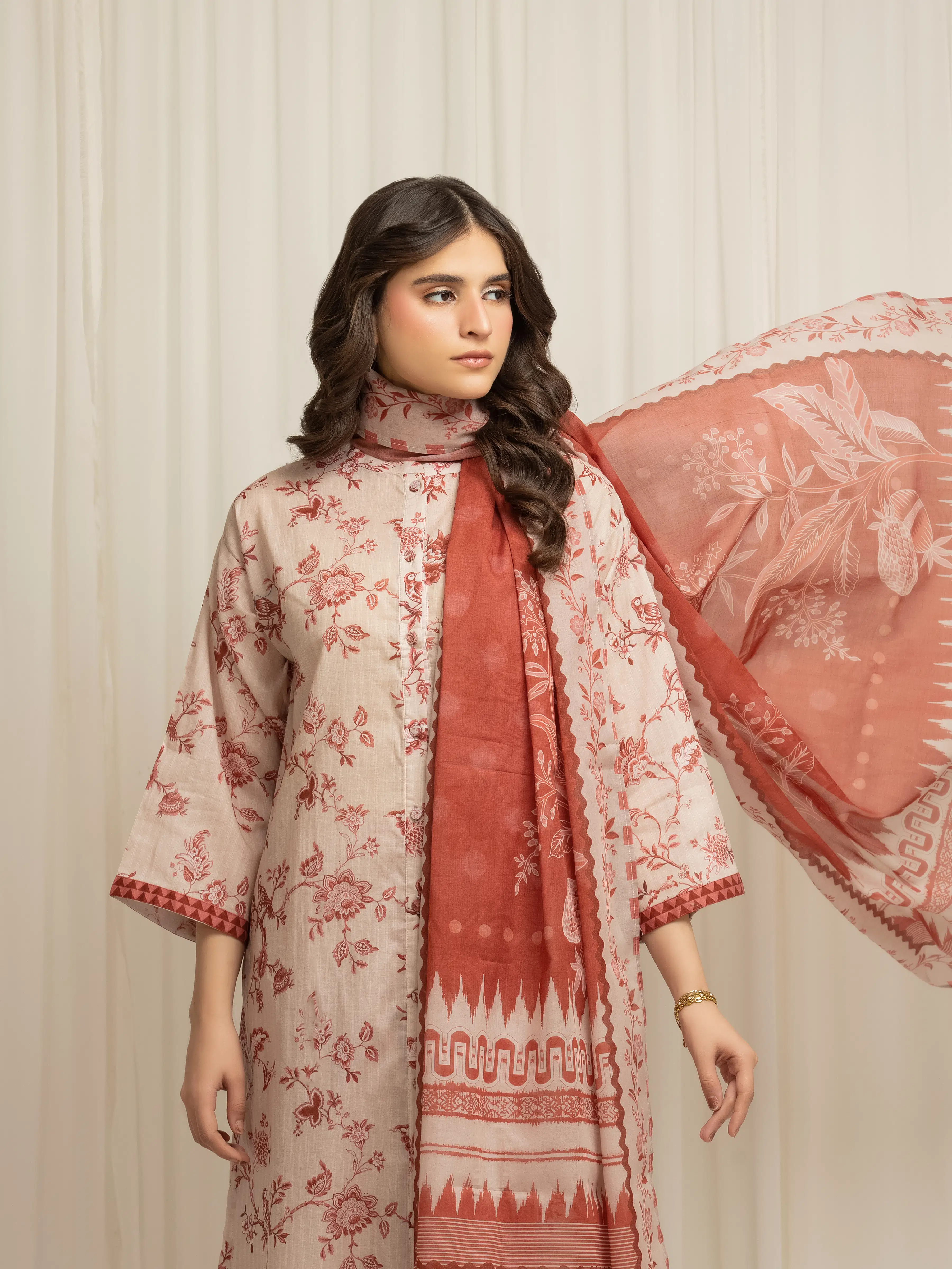 Printed Lawn Suit - EWTKP6-86056-3P - Image 2