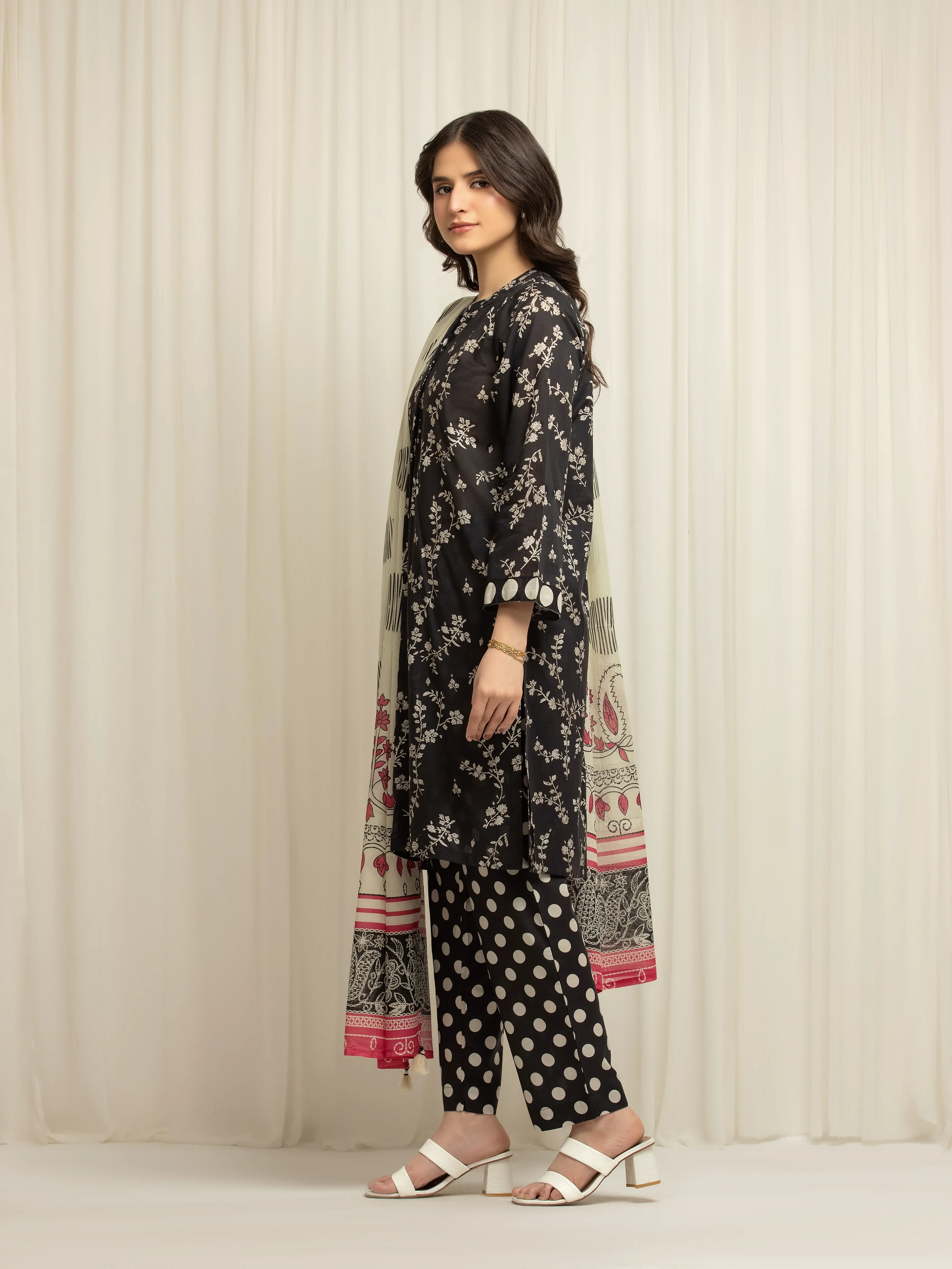 Printed Lawn Suit - EWTKP6-86059-3P - Image 5