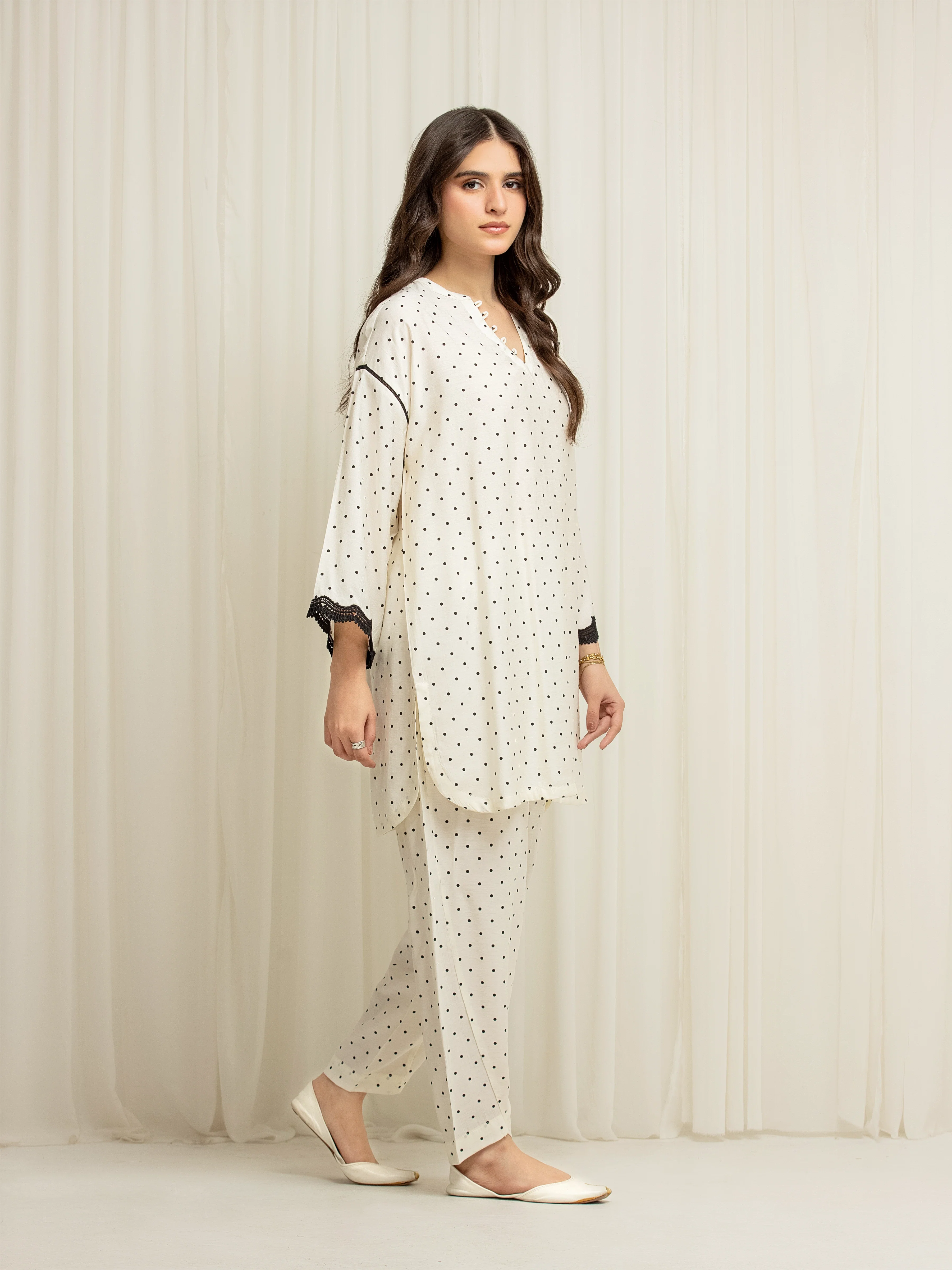 Printed Linen Co-Ord Set - EWTKP6-86141ST - Image 5