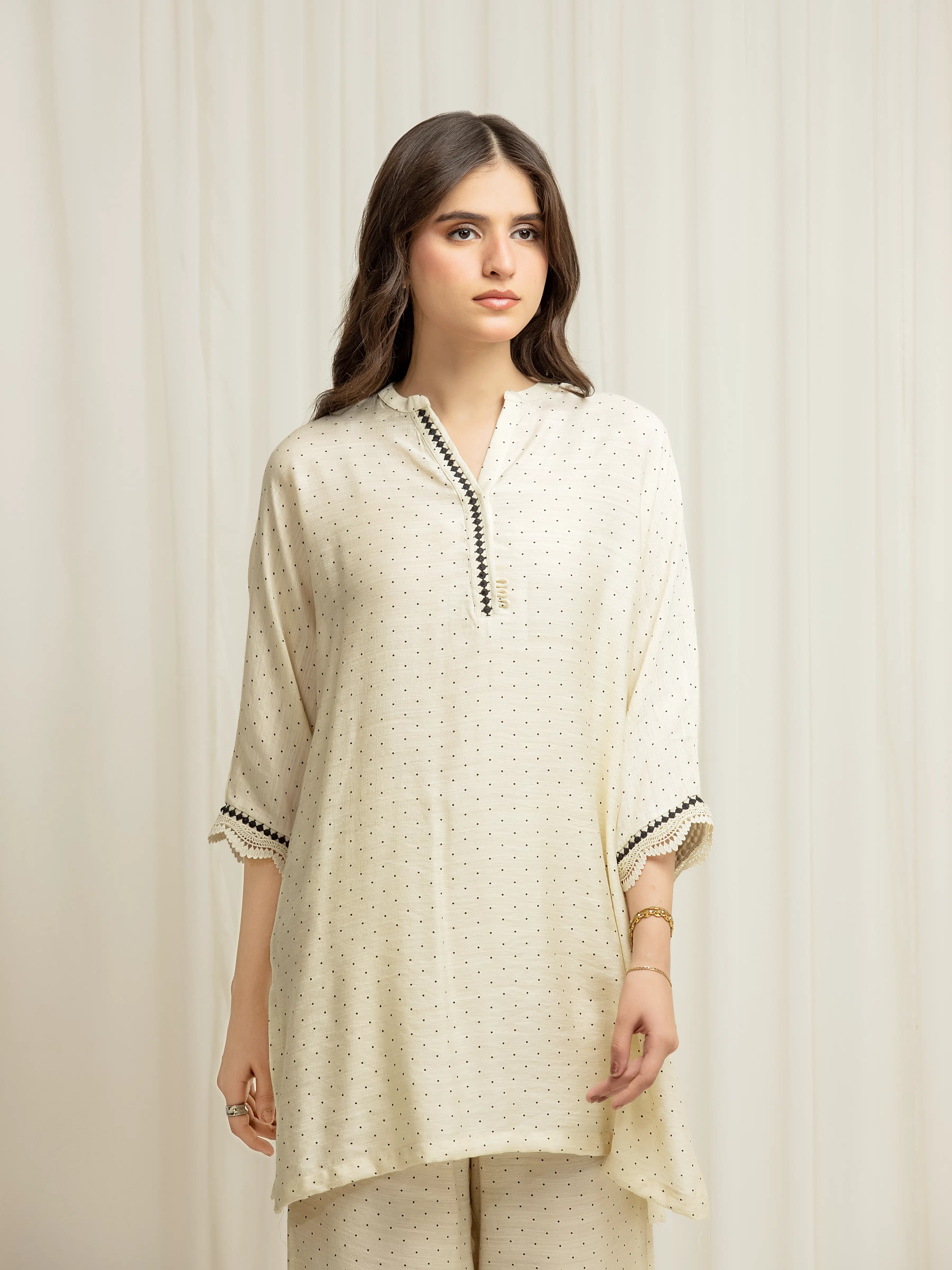 Printed Linen Co-Ord Set - EWTKP6-86143ST - Image 3