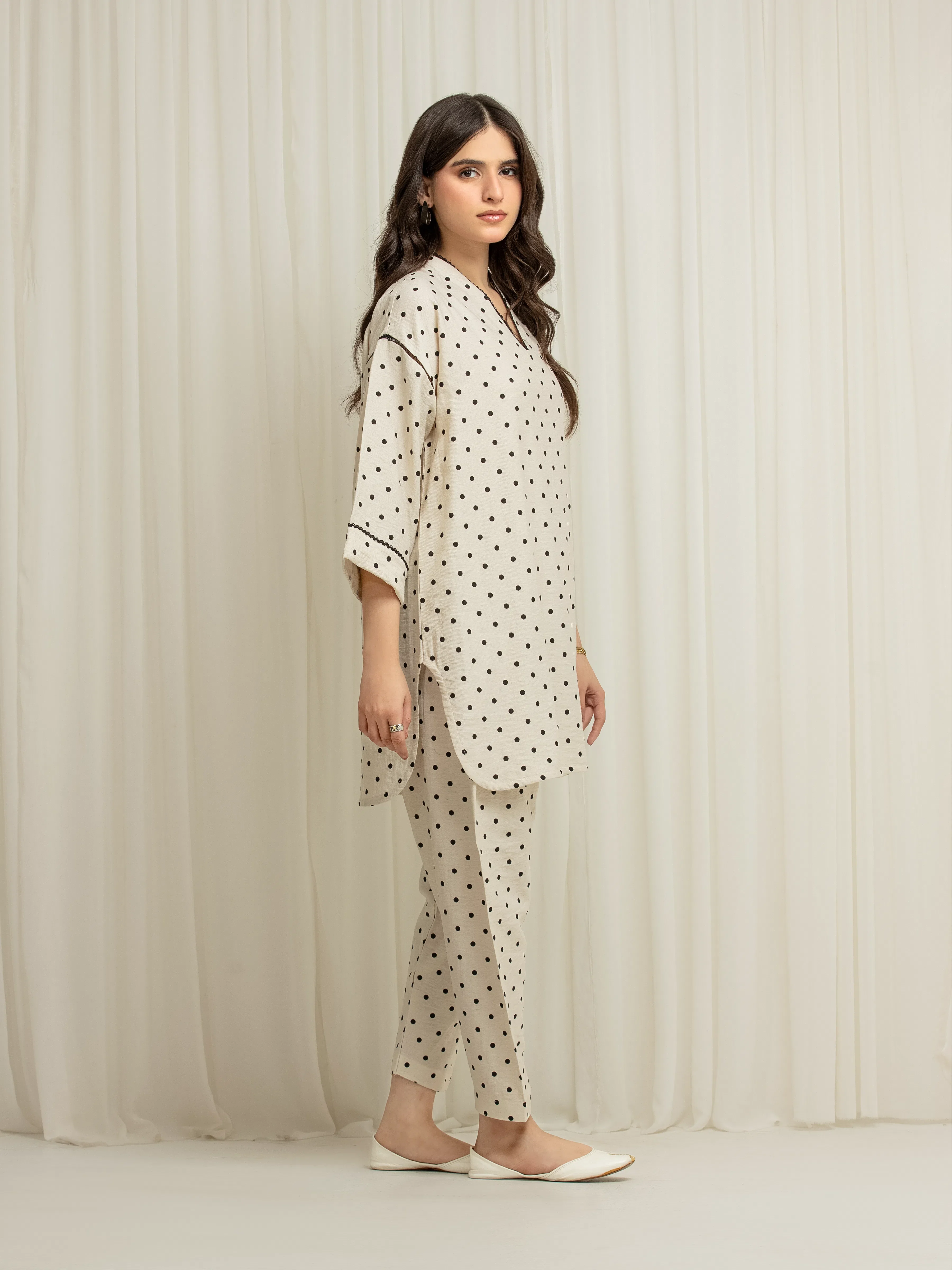 Printed Linen Co-Ord Set - EWTKP6-86147ST - Image 5