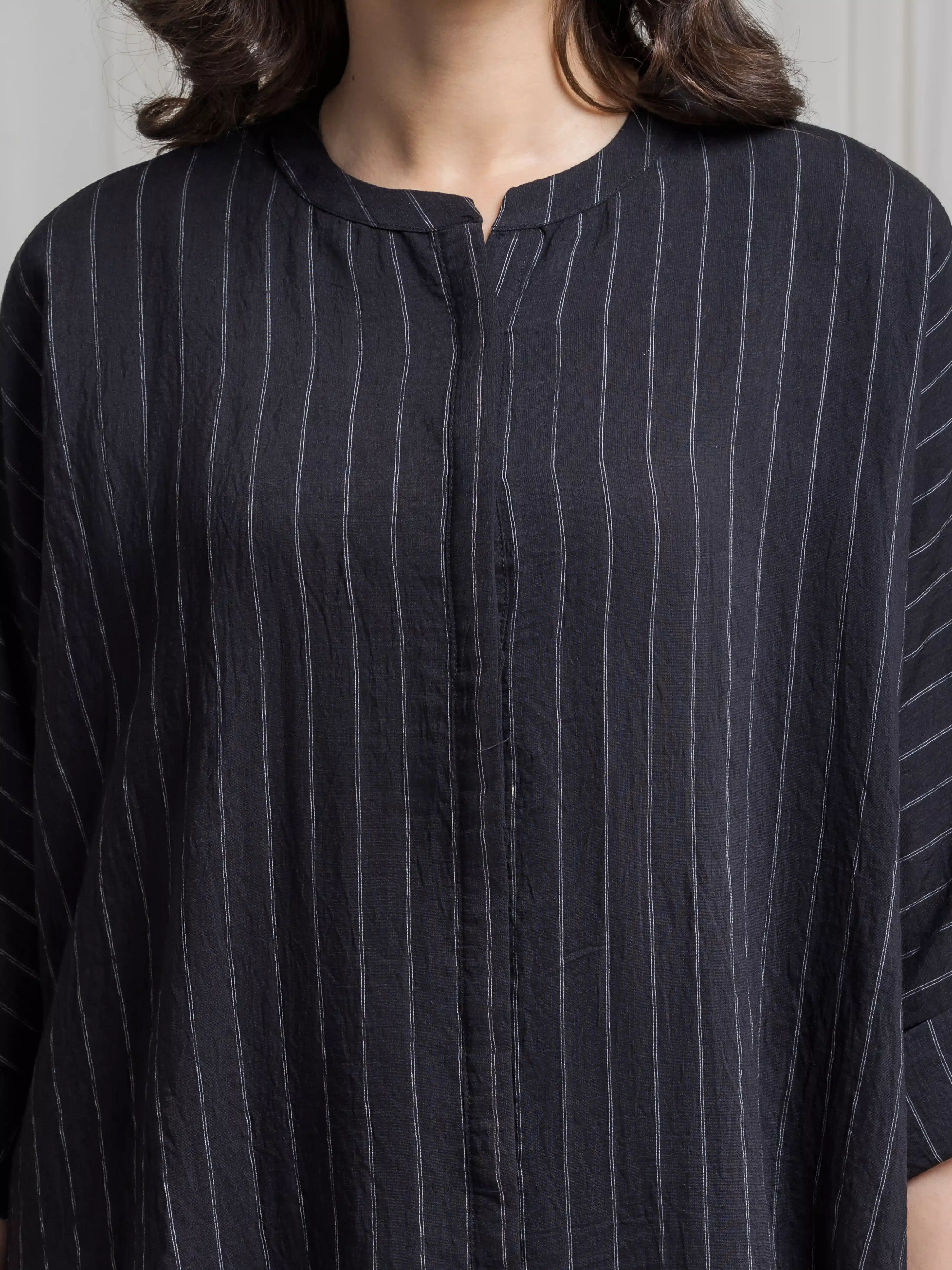 Solid Viscose Co-Ord Set - EWTKS6-86256ST - Image 4