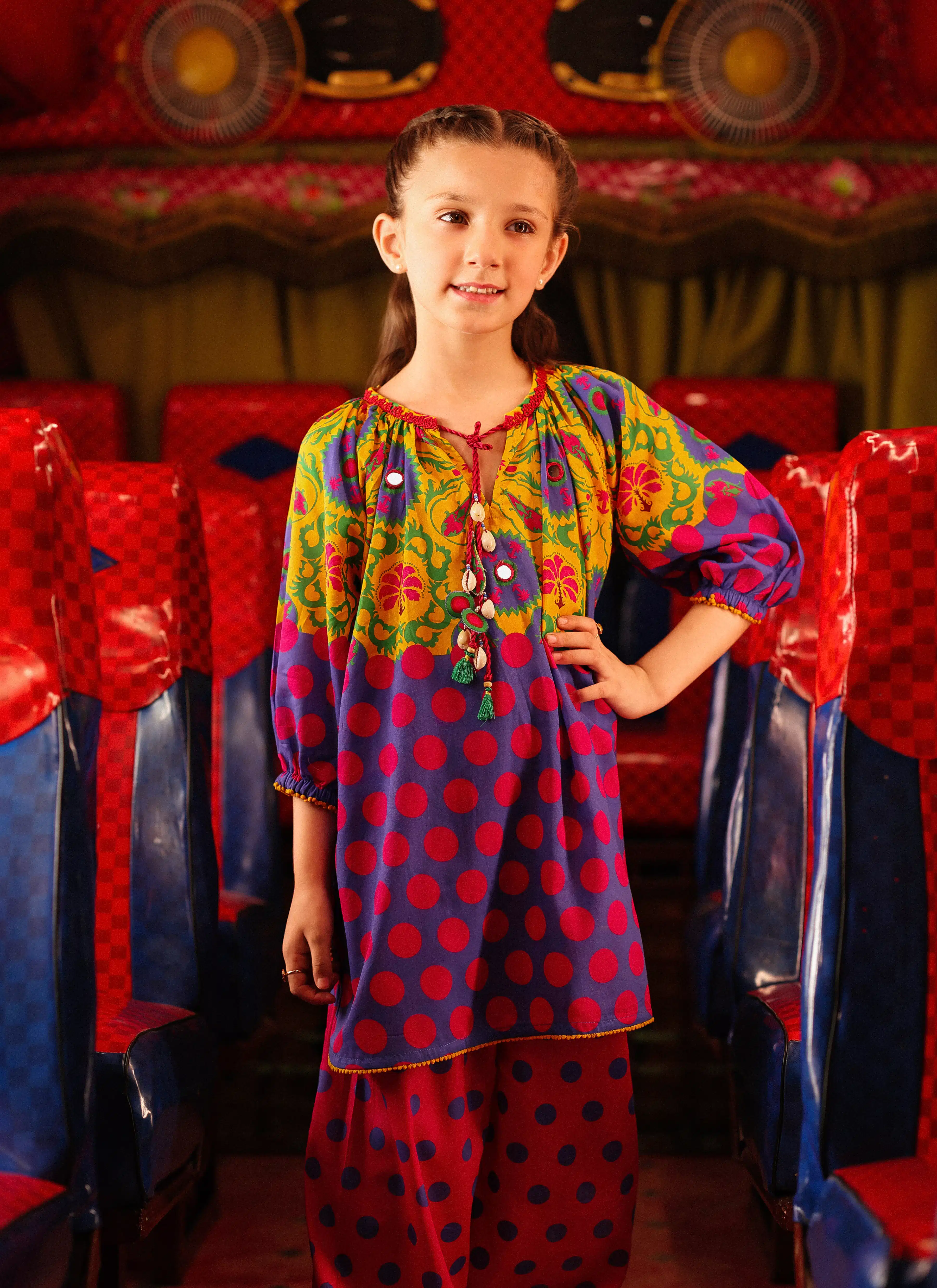 Printed Cambric Co-Ord Set - EGTKP6-74058ST - Image 2