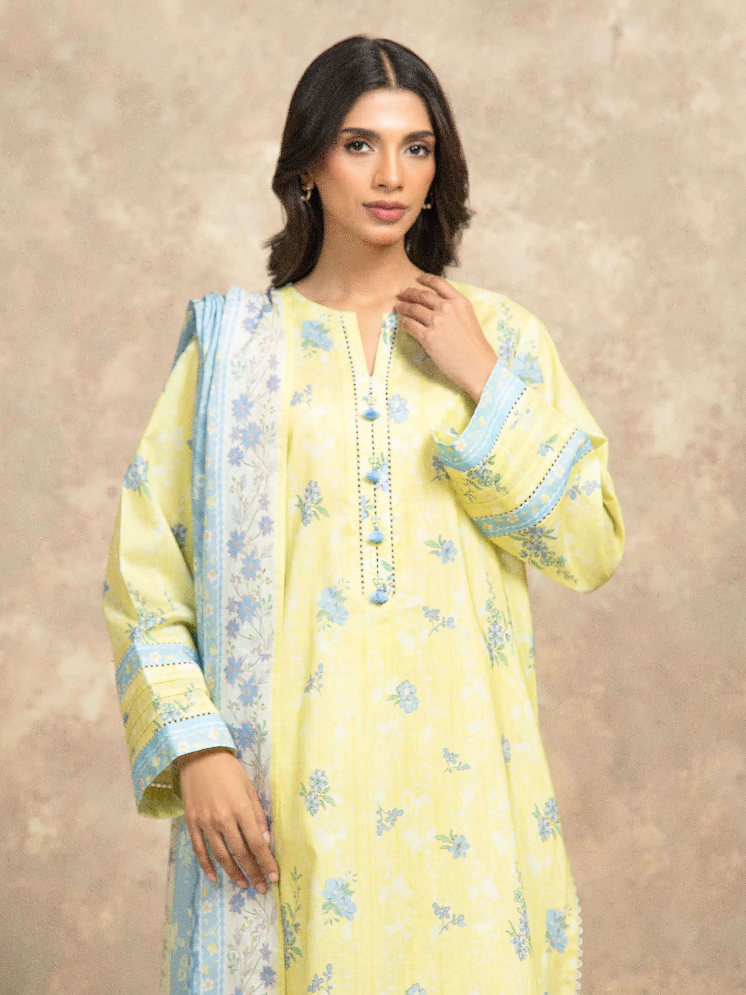 Printed Lawn Shirt Trouser - EWU6A1-36502ST - Image 2