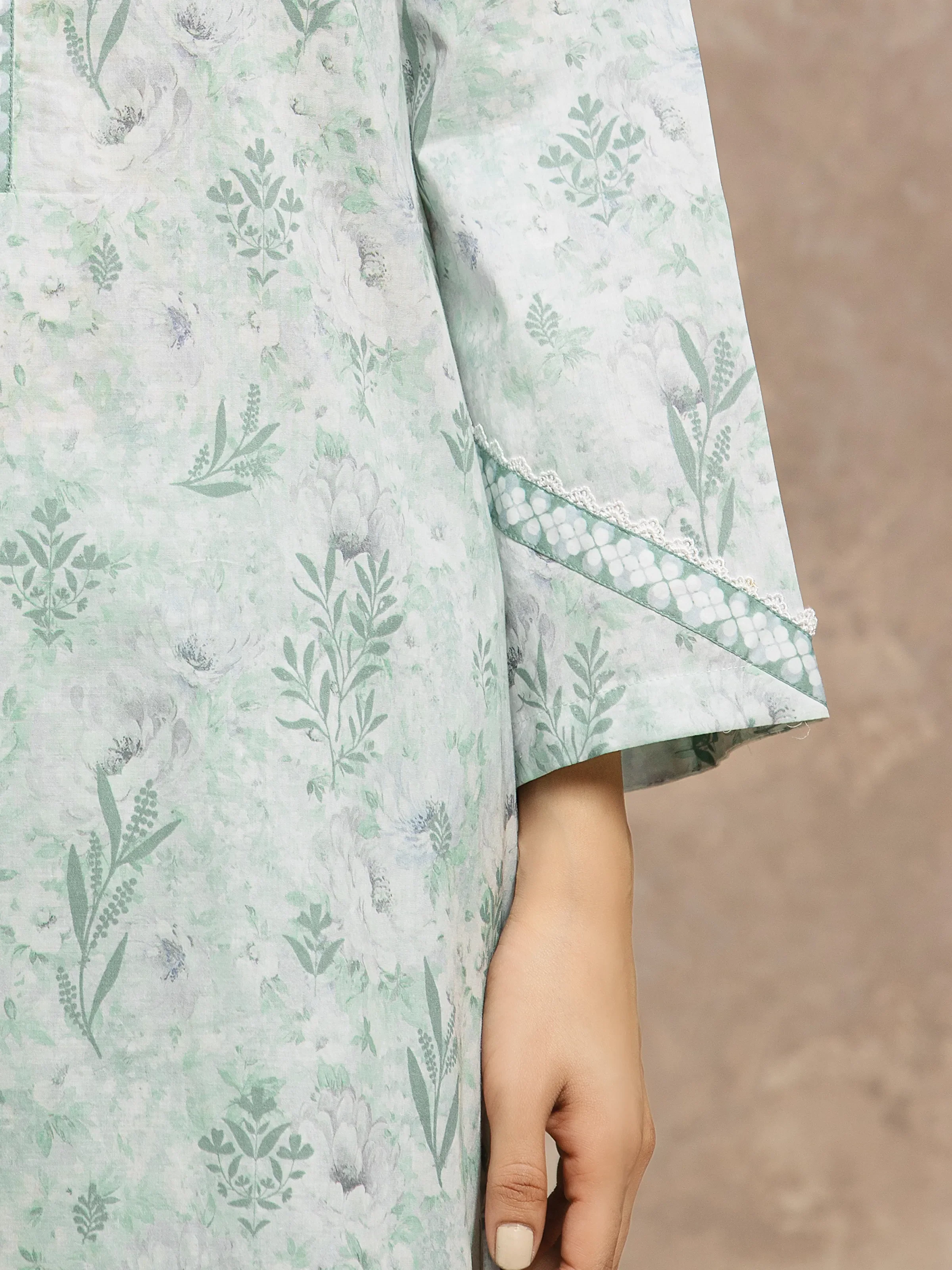 Printed Lawn Shirt Trouser - EWU6A1-36522ST - Image 5