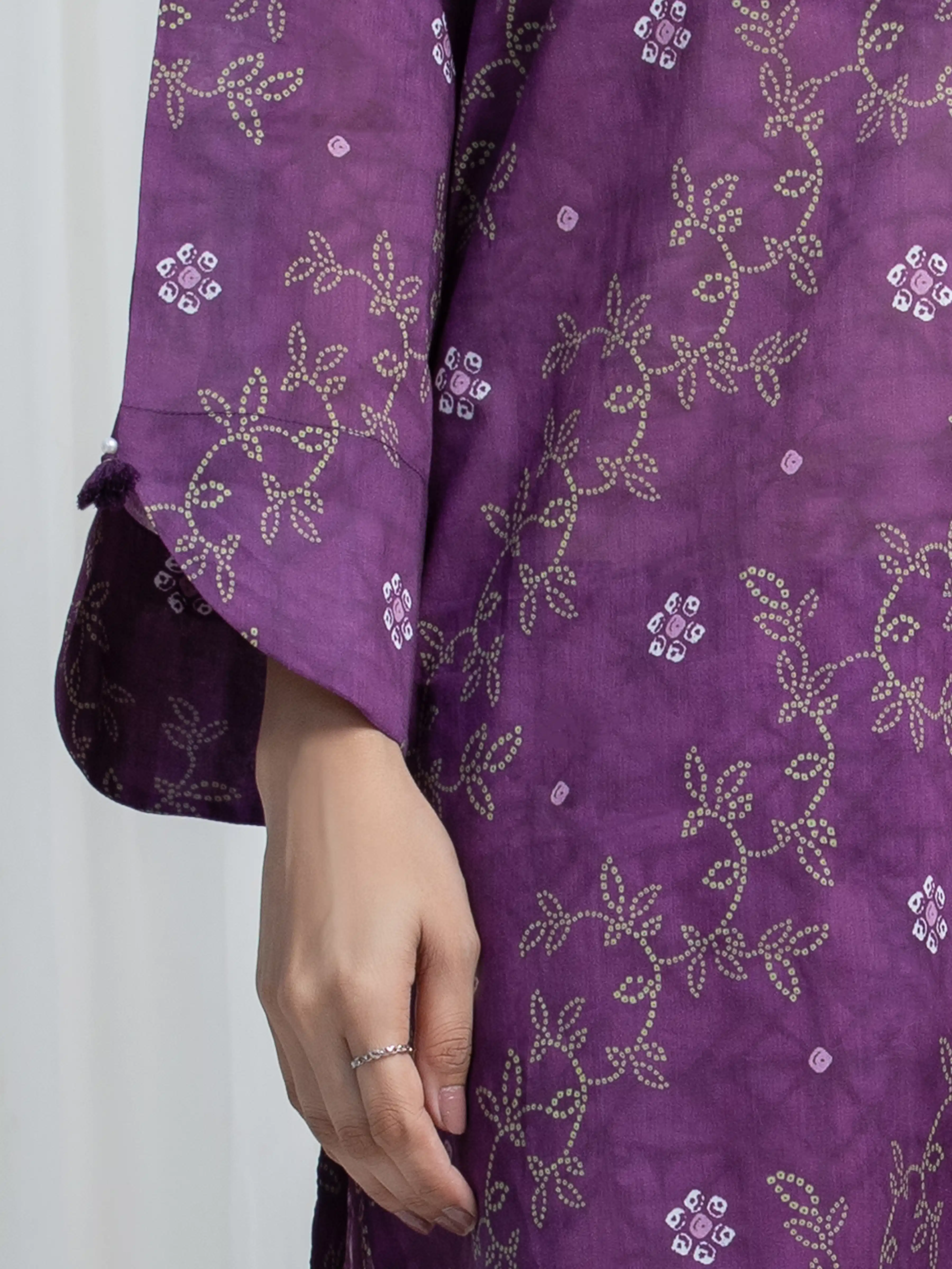 Printed Lawn Suit - EWU6A1-36861-3P - Image 4