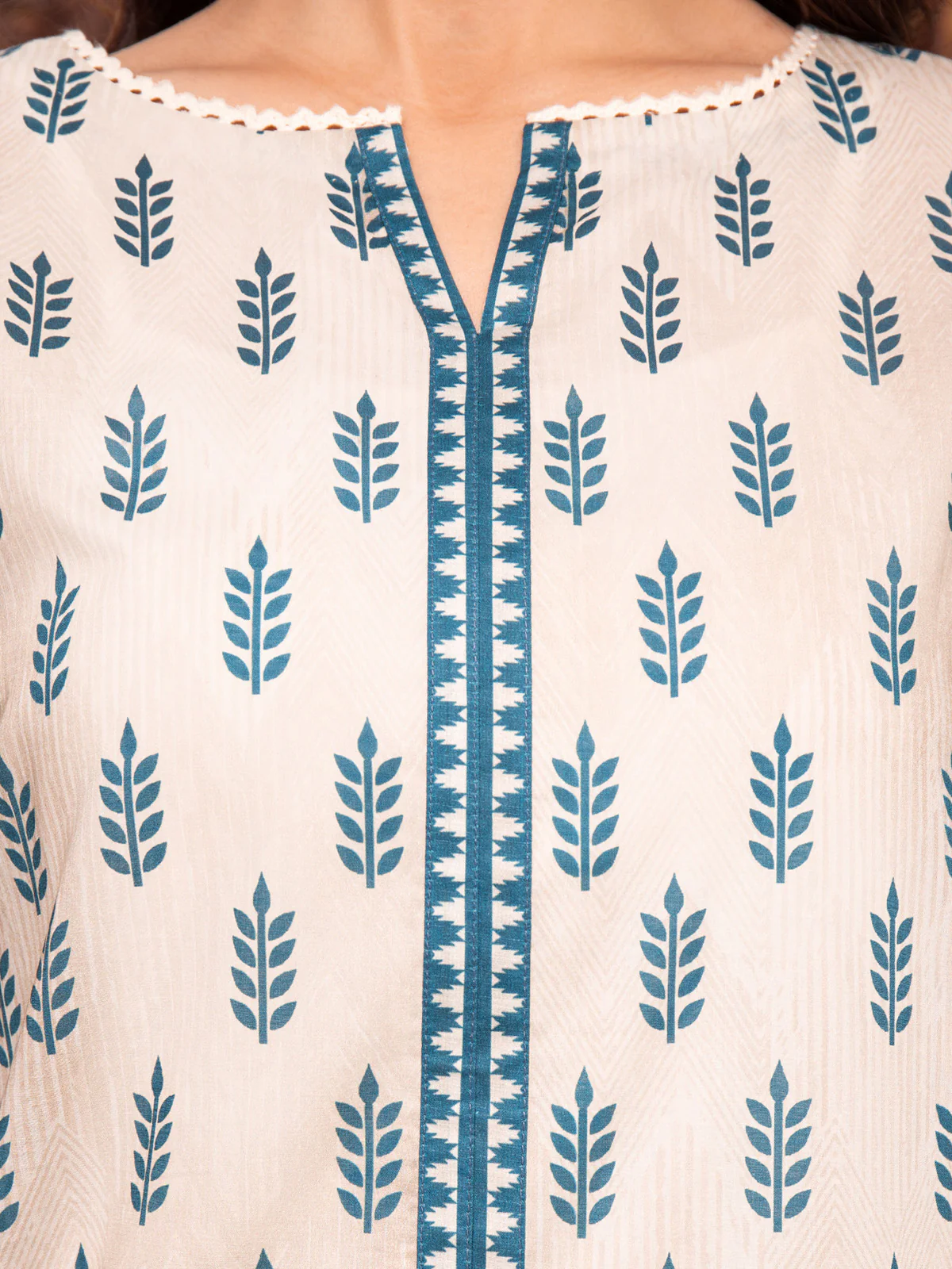 Printed Cambric Shirt Trouser - EWU24A2-27291ST - Image 6
