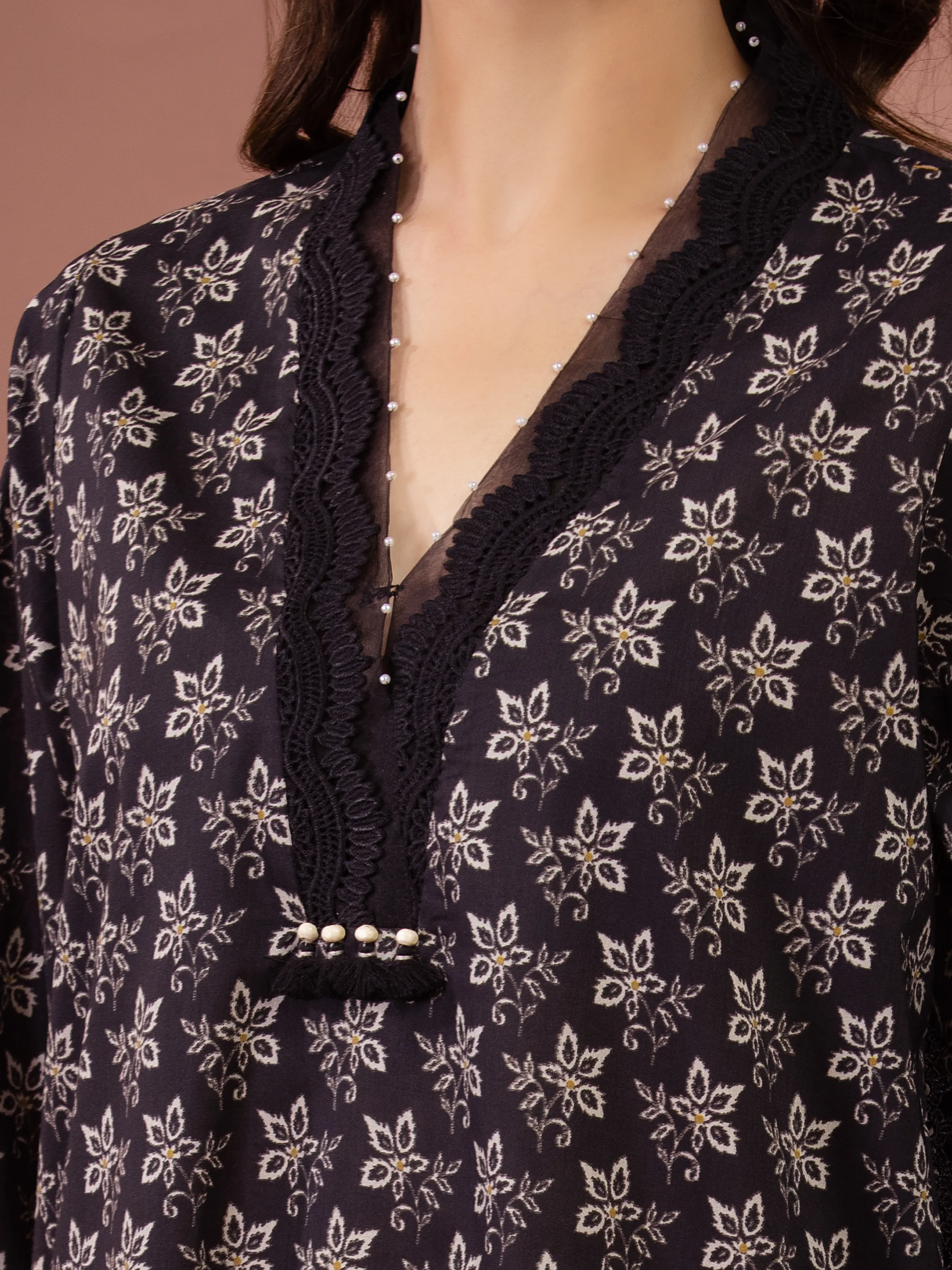 Printed Lawn Suit - EWU6A1-36511-3P - Image 4