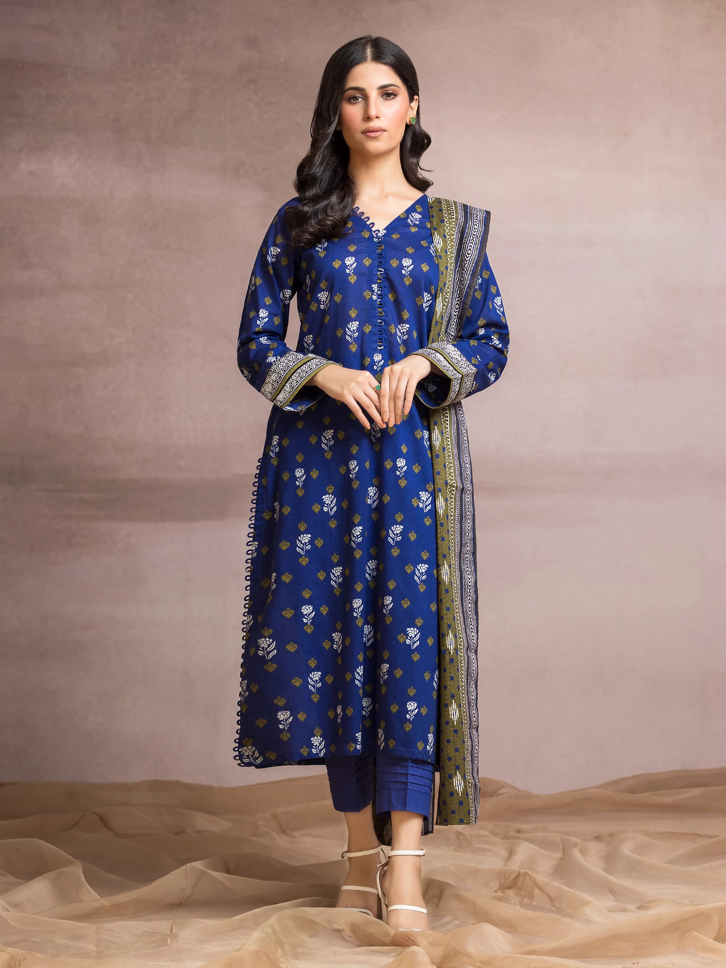 Printed Cambric Suit - EWU24A2-27120-3P