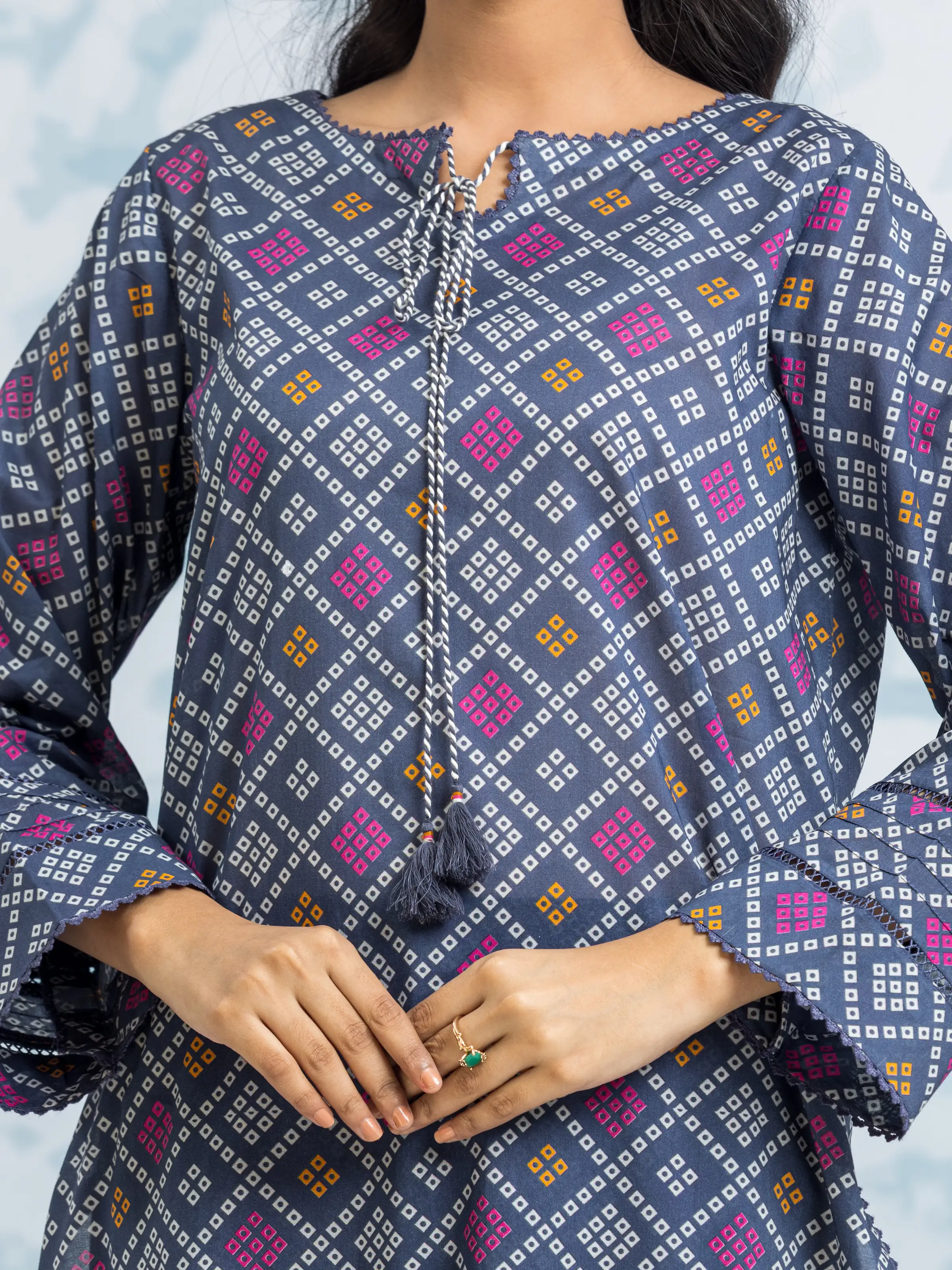 Printed Khaddar Suit - EWU24A3-29321-3P - Image 3