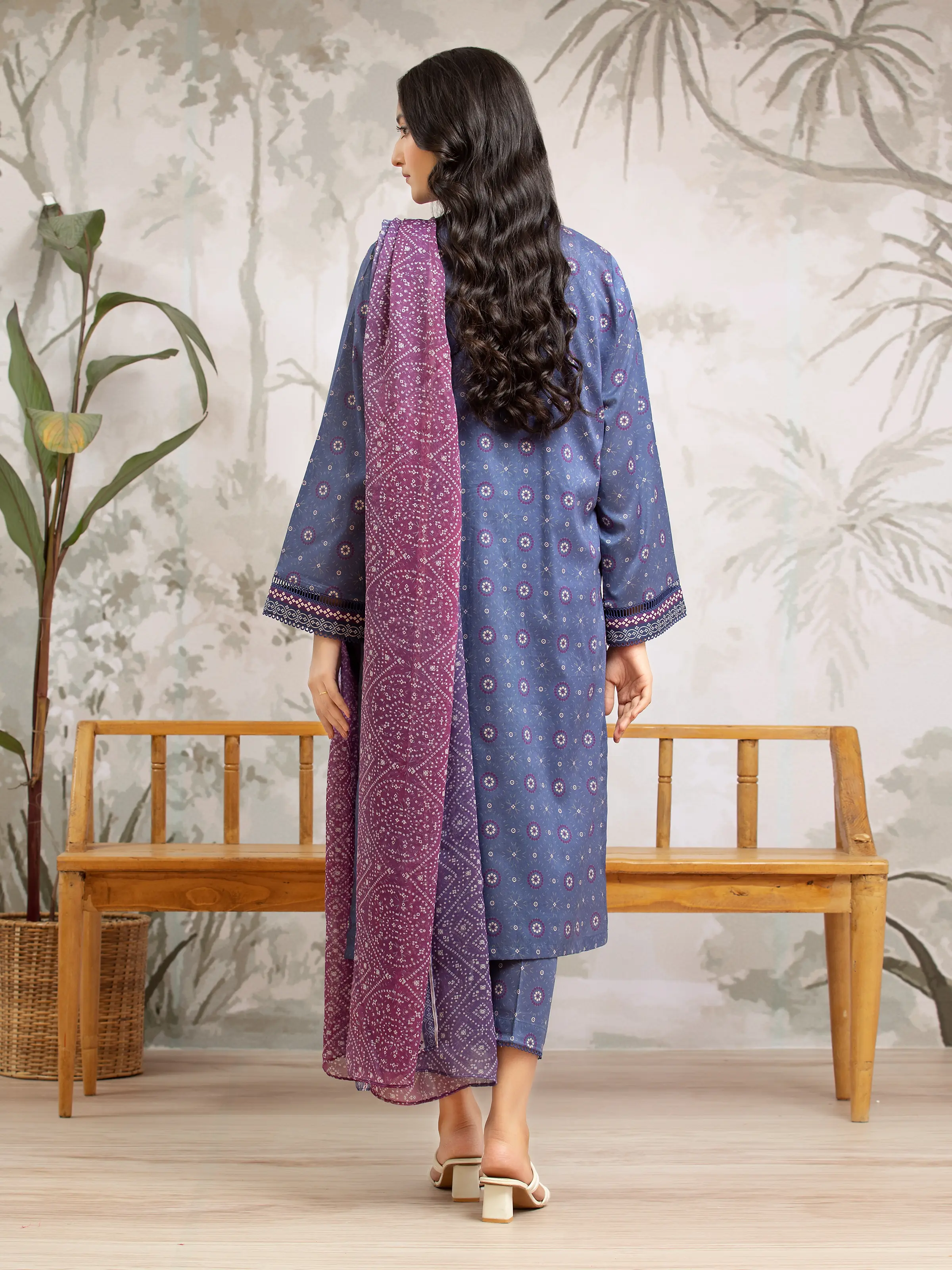 Printed Khaddar Suit - EWU24M2-183 - Image 2