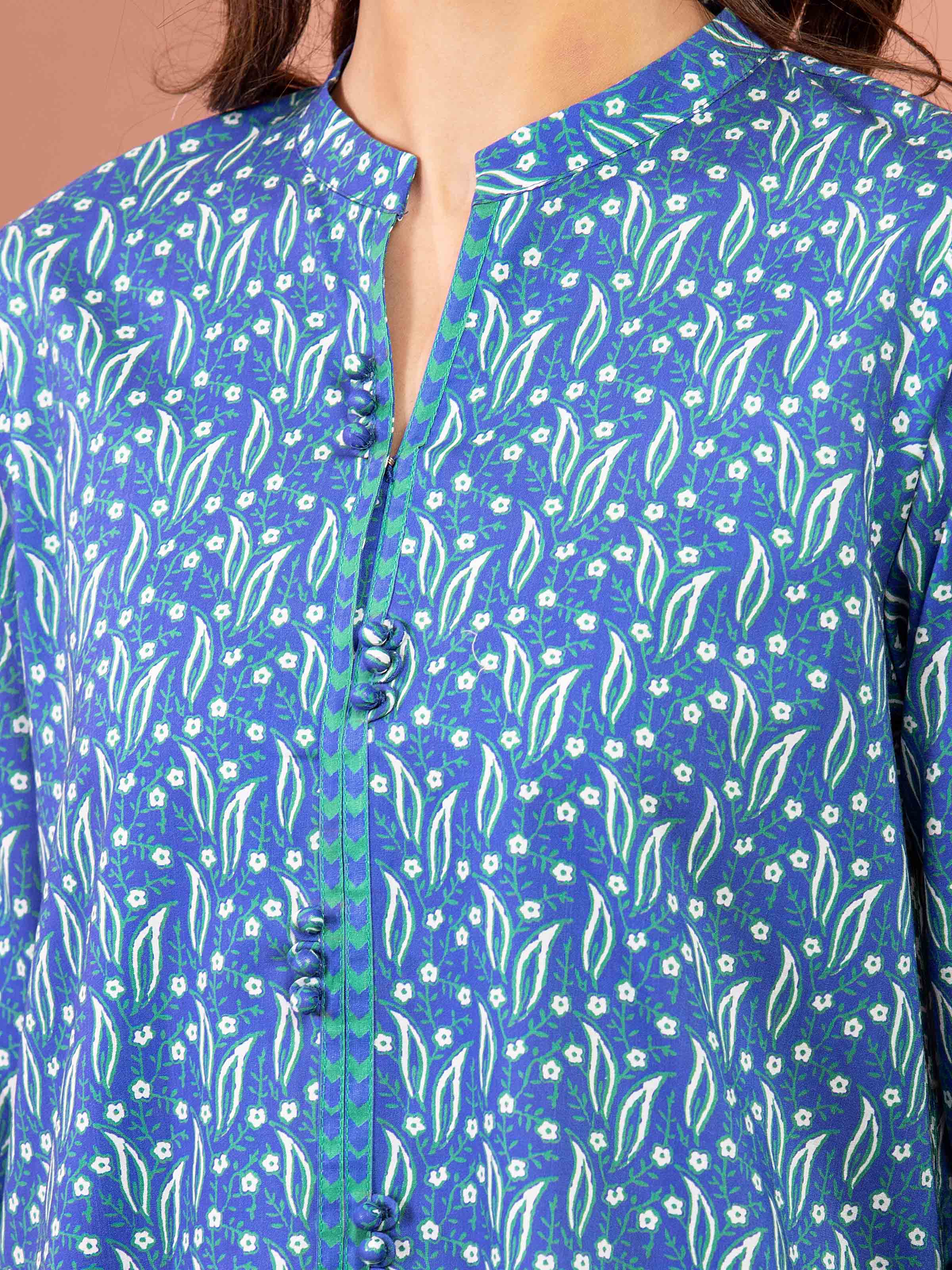Printed Lawn Suit - EWU5A1-35235-3P - Image 4