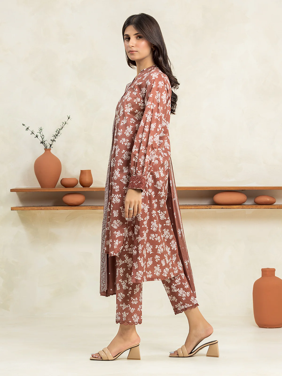 Printed Cambric Shirt Trouser - EWU24A2-29025ST - Image 4