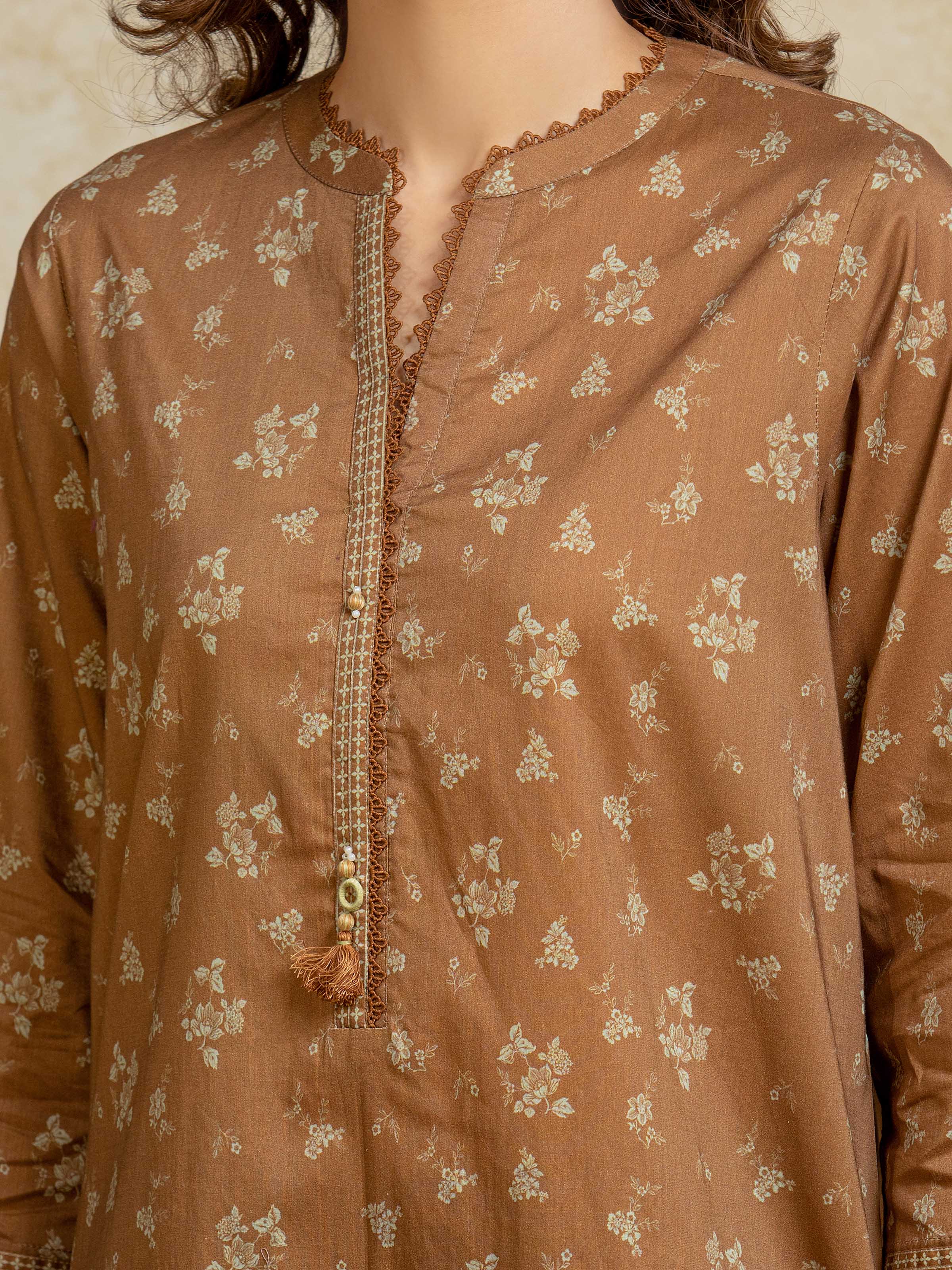 Printed Khaddar Suit - EWU5A3-35908-3P - Image 4