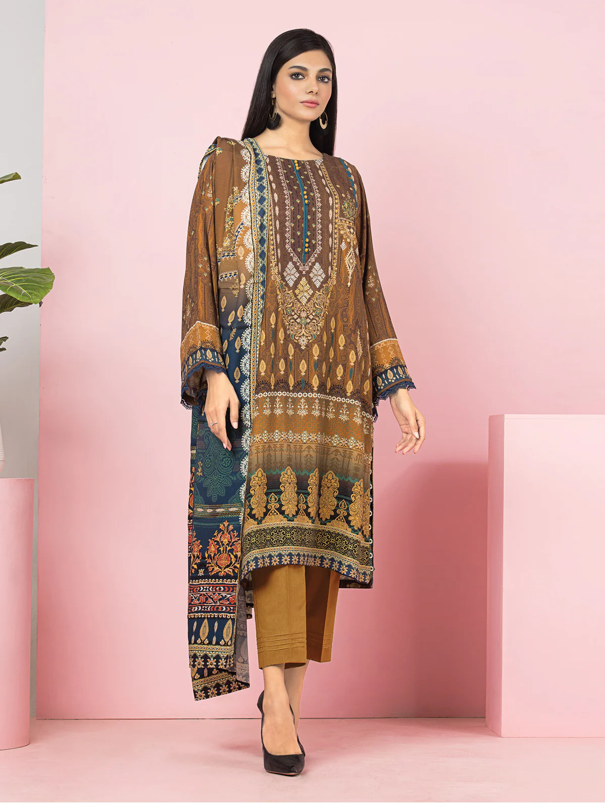 Printed Viscose Shirt - EWU22A4-24001S