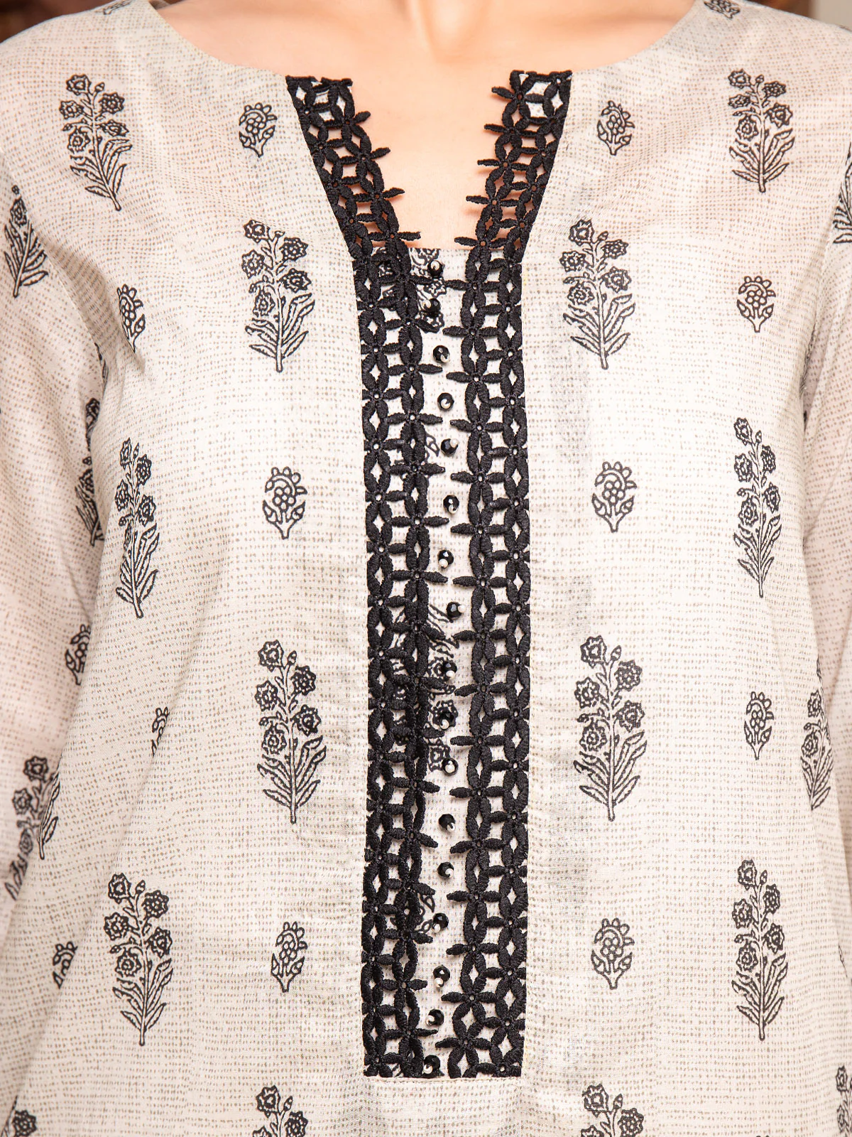 Printed Cambric Shirt Trouser - EWU24A2-27292ST - Image 7