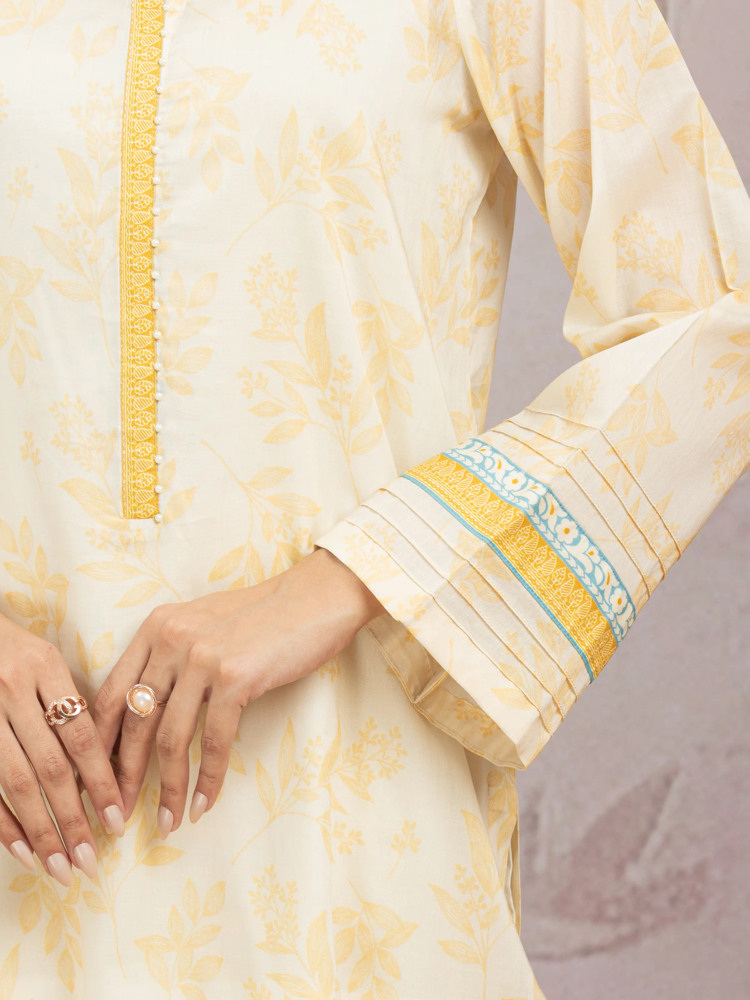 Printed Lawn Shirt Dupatta - EWU5A1-35201SD - Image 3