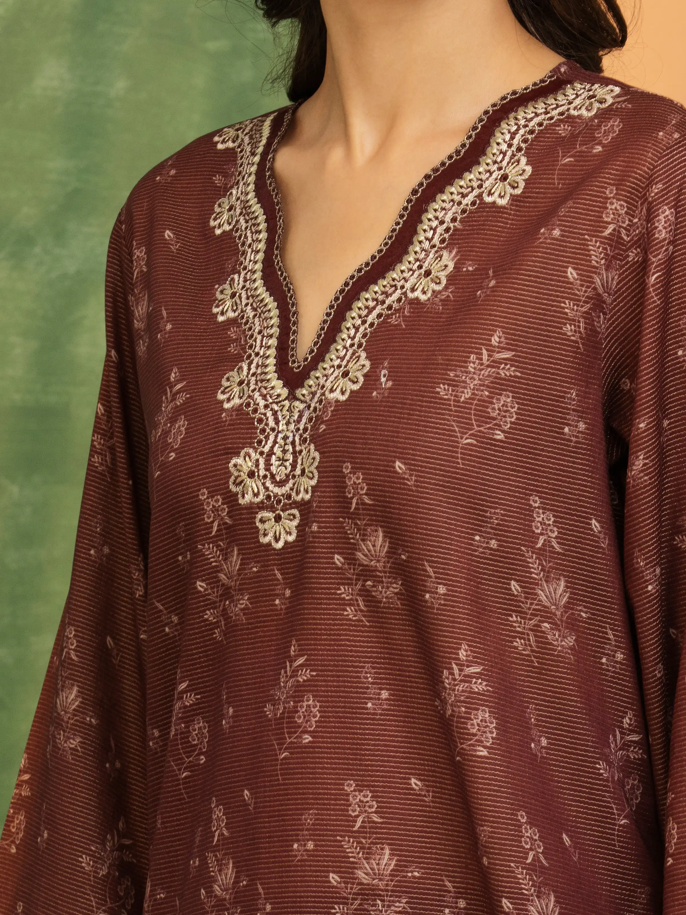 Embroidered Lawn Suit - EWU5V1-31198-3P - Image 3