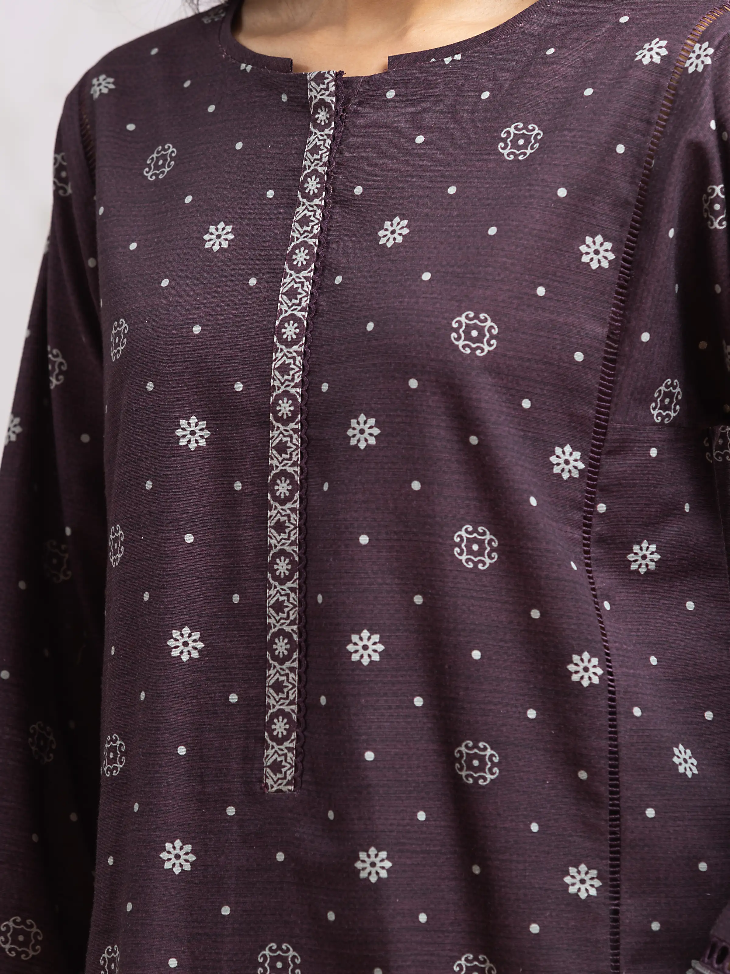 Printed Khaddar Suit - EWU24A3-29585-3P - Image 4