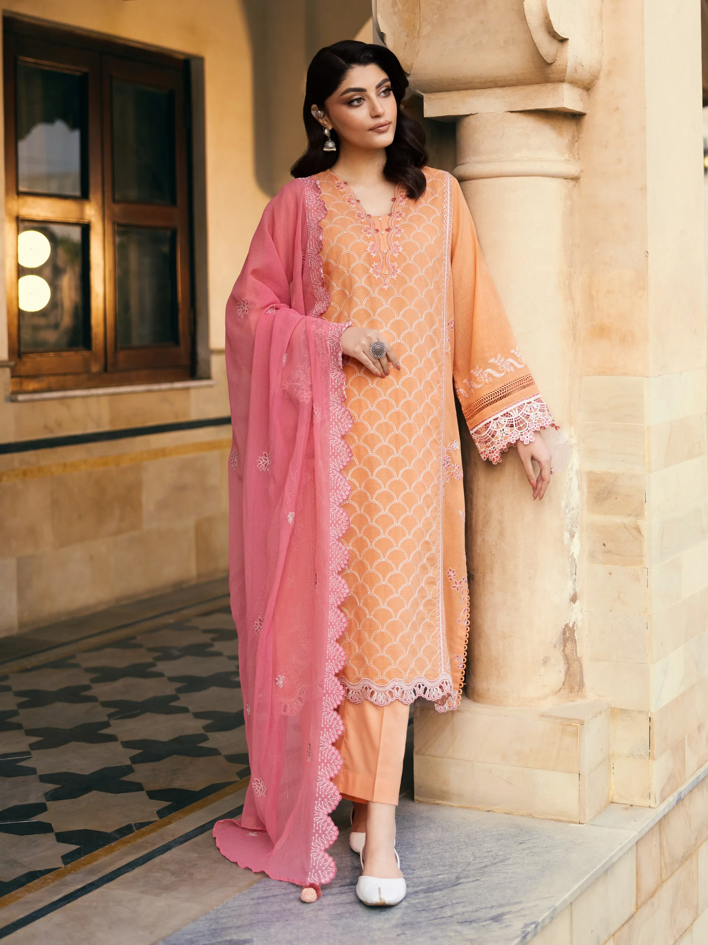 Embroidered Lawn Suit - EWU5V1-31244-3P