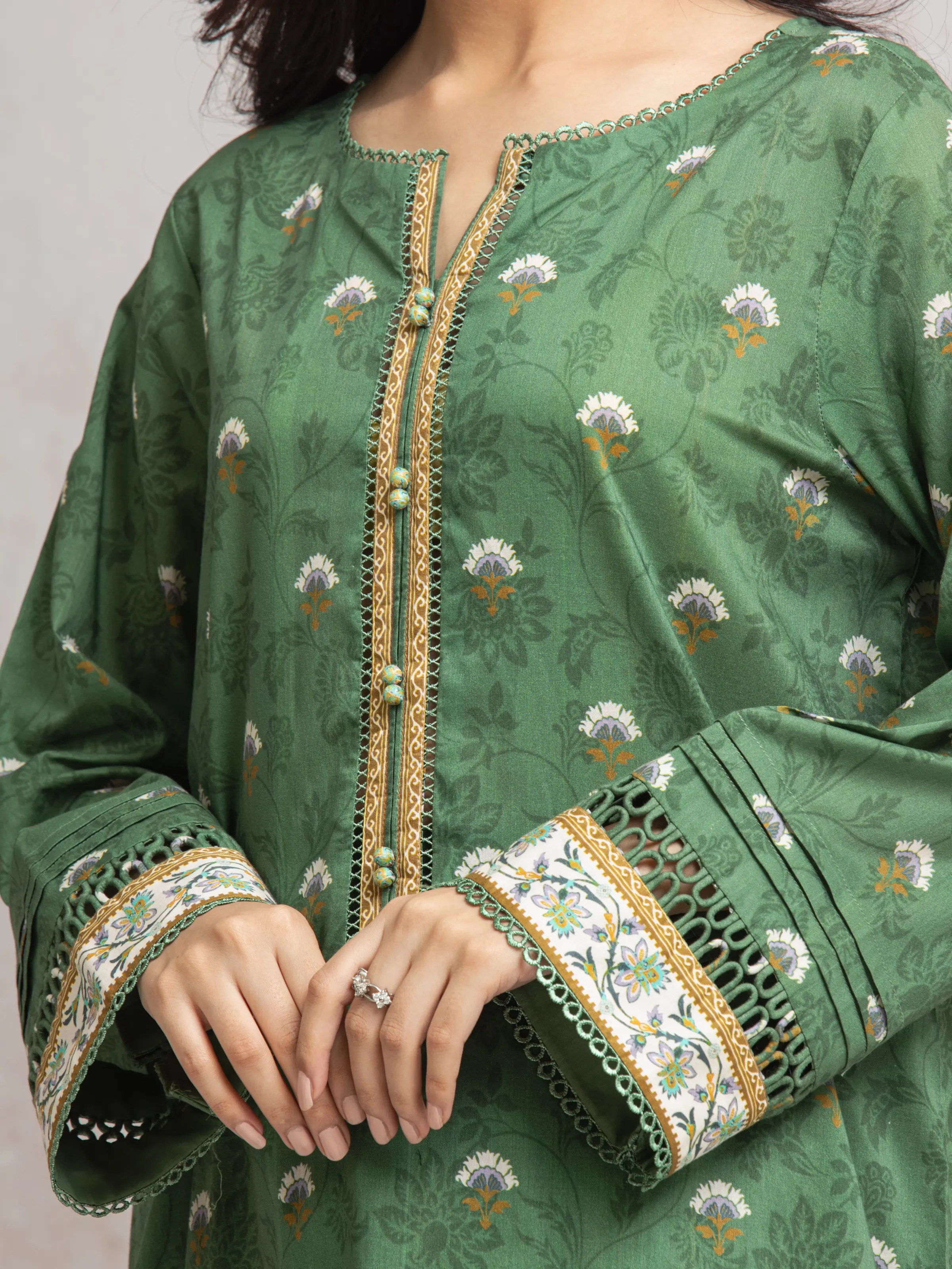 Printed Cambric Shirt - EWU24A2-29635S - Image 3