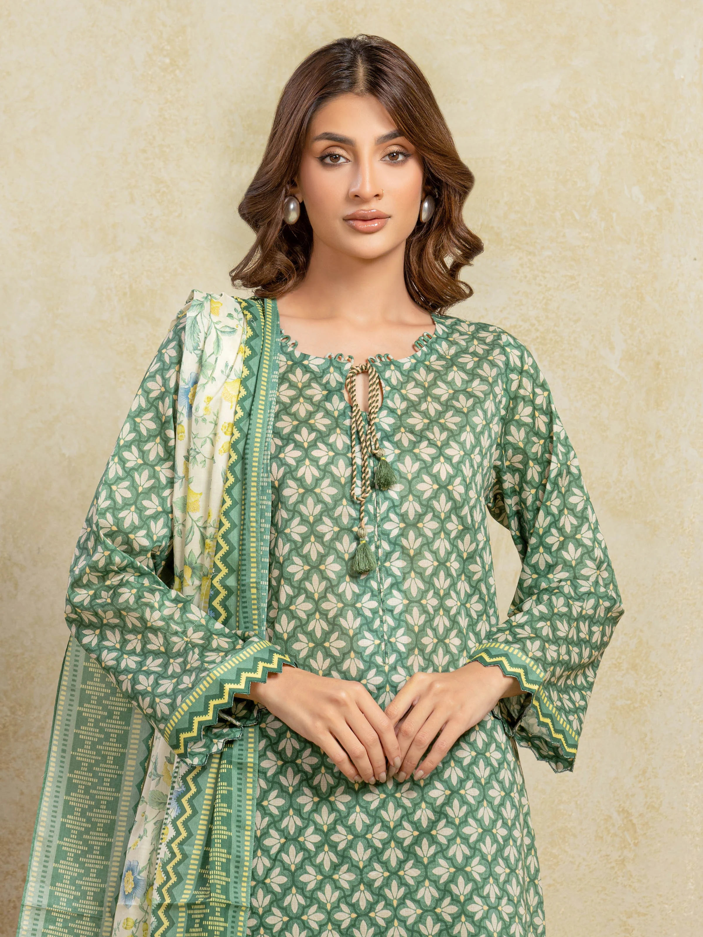 Printed Khaddar Suit - EWU5A3-35927-3P - Image 2