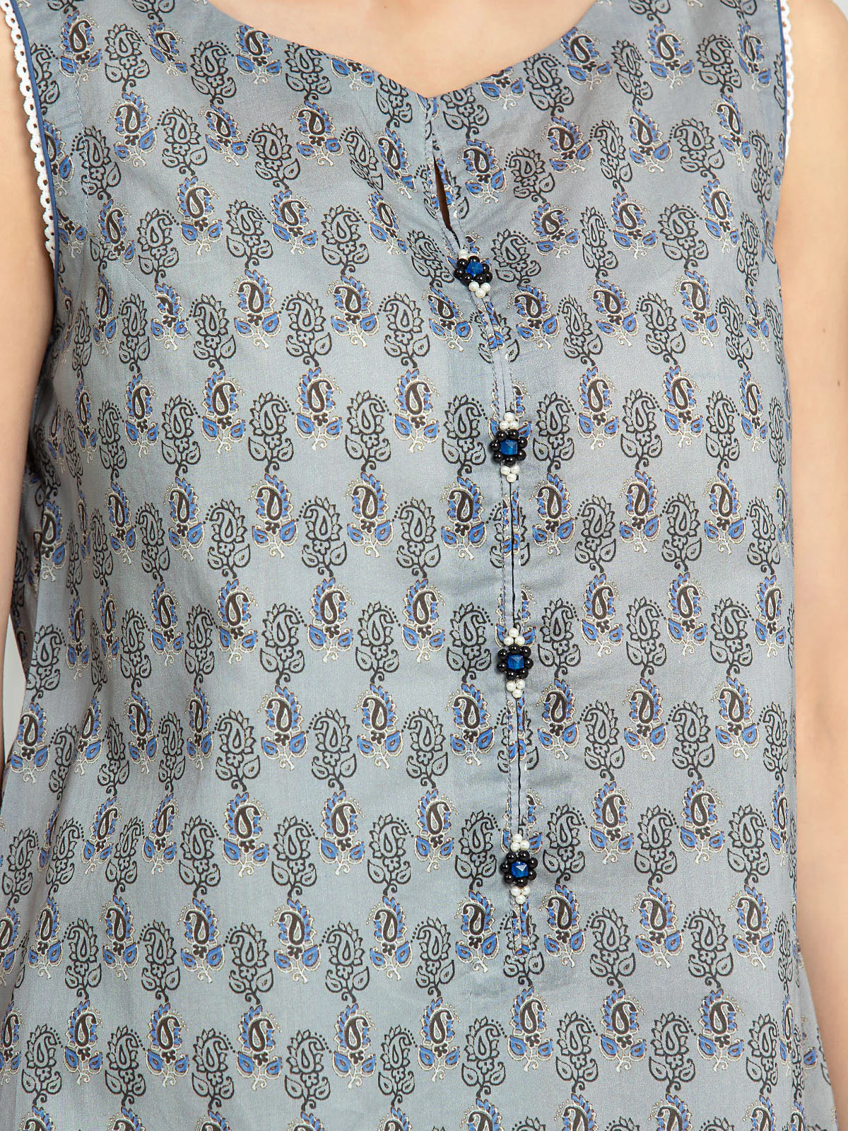 Printed Lawn Shirt Dupatta - EWU24A1-28223SD - Image 2
