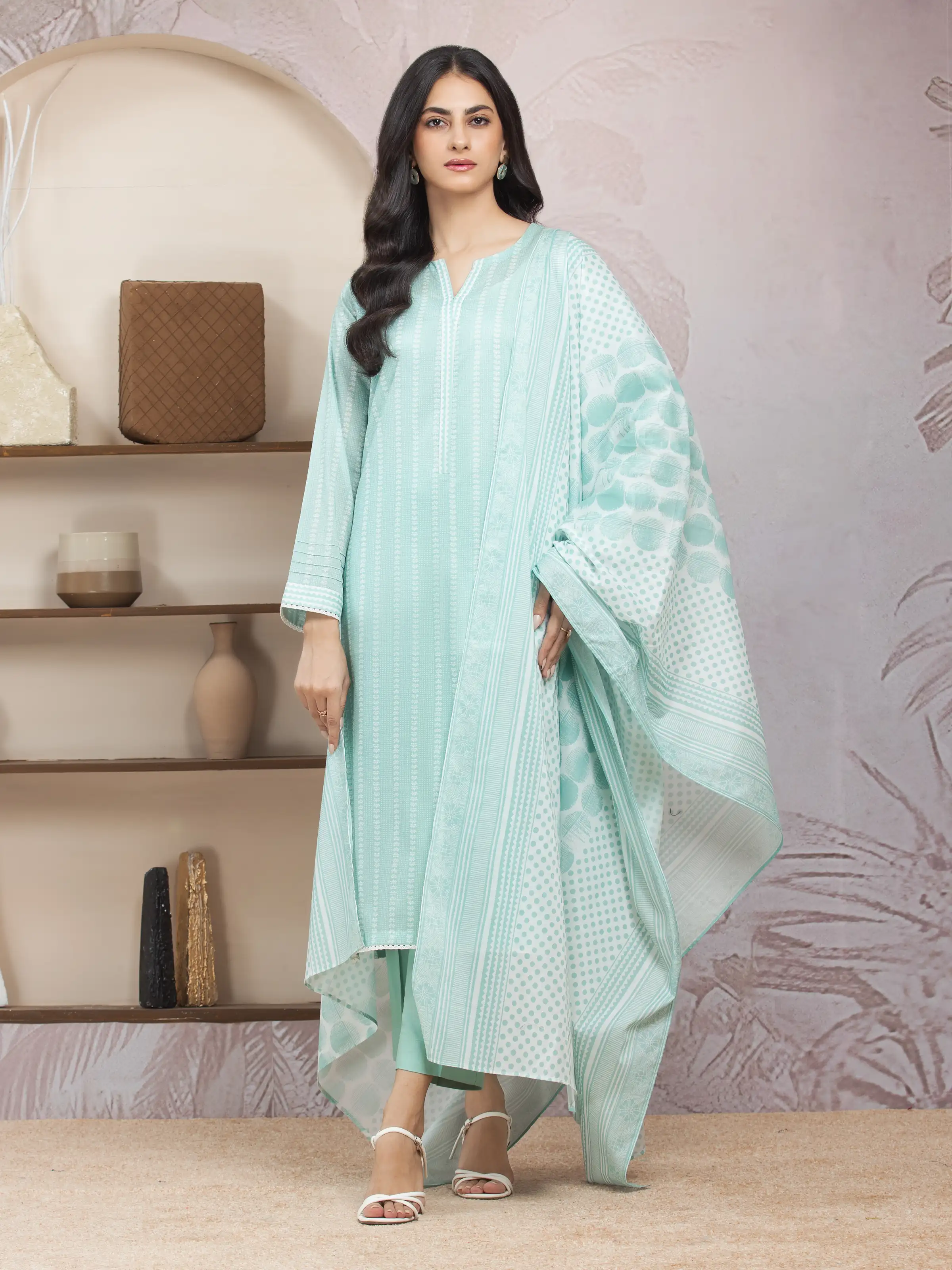 Printed Lawn Shirt Trouser - EWU5A1-35213ST
