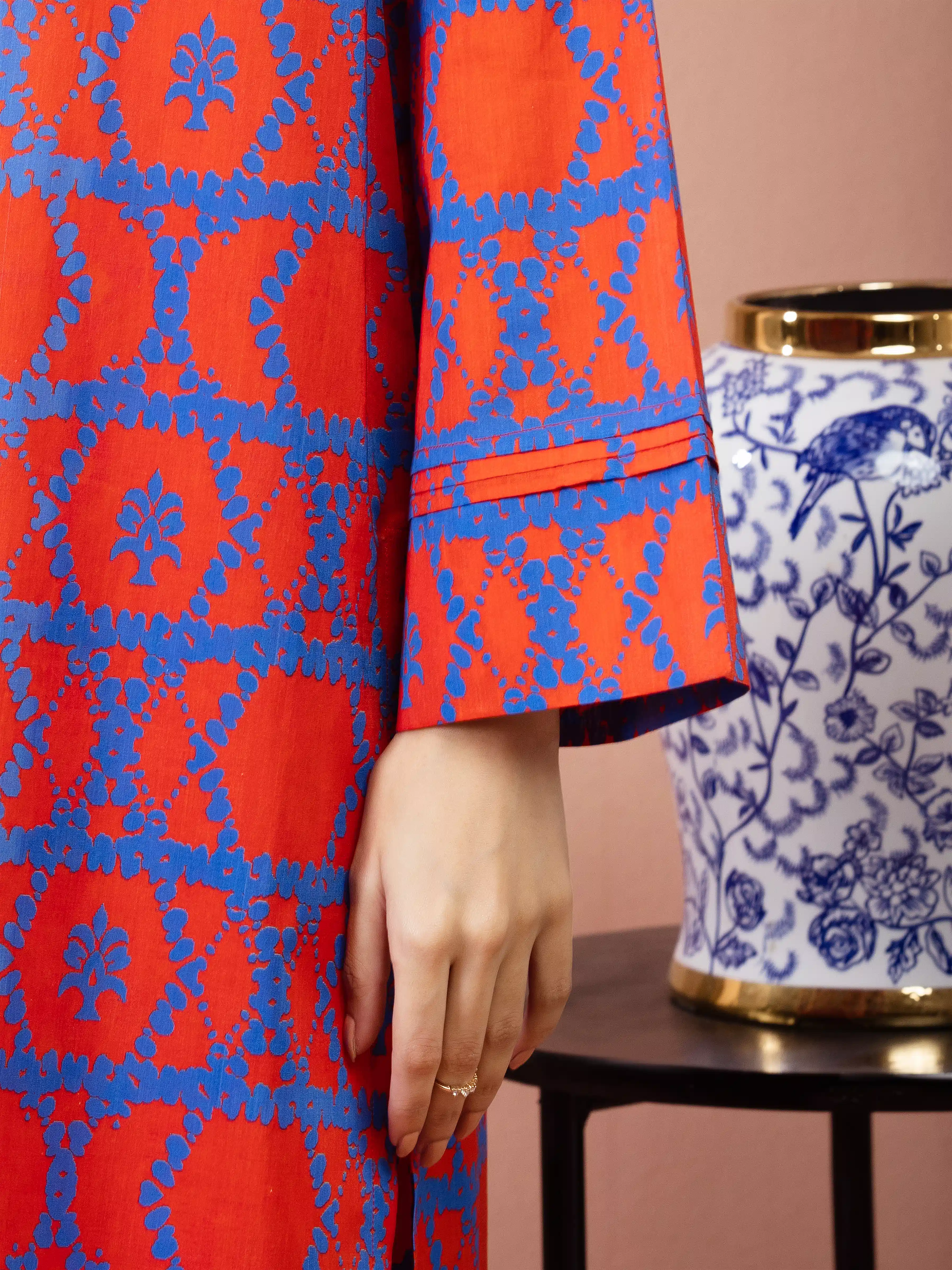 Printed Lawn Shirt Trouser - EWU6A1-36807ST - Image 4