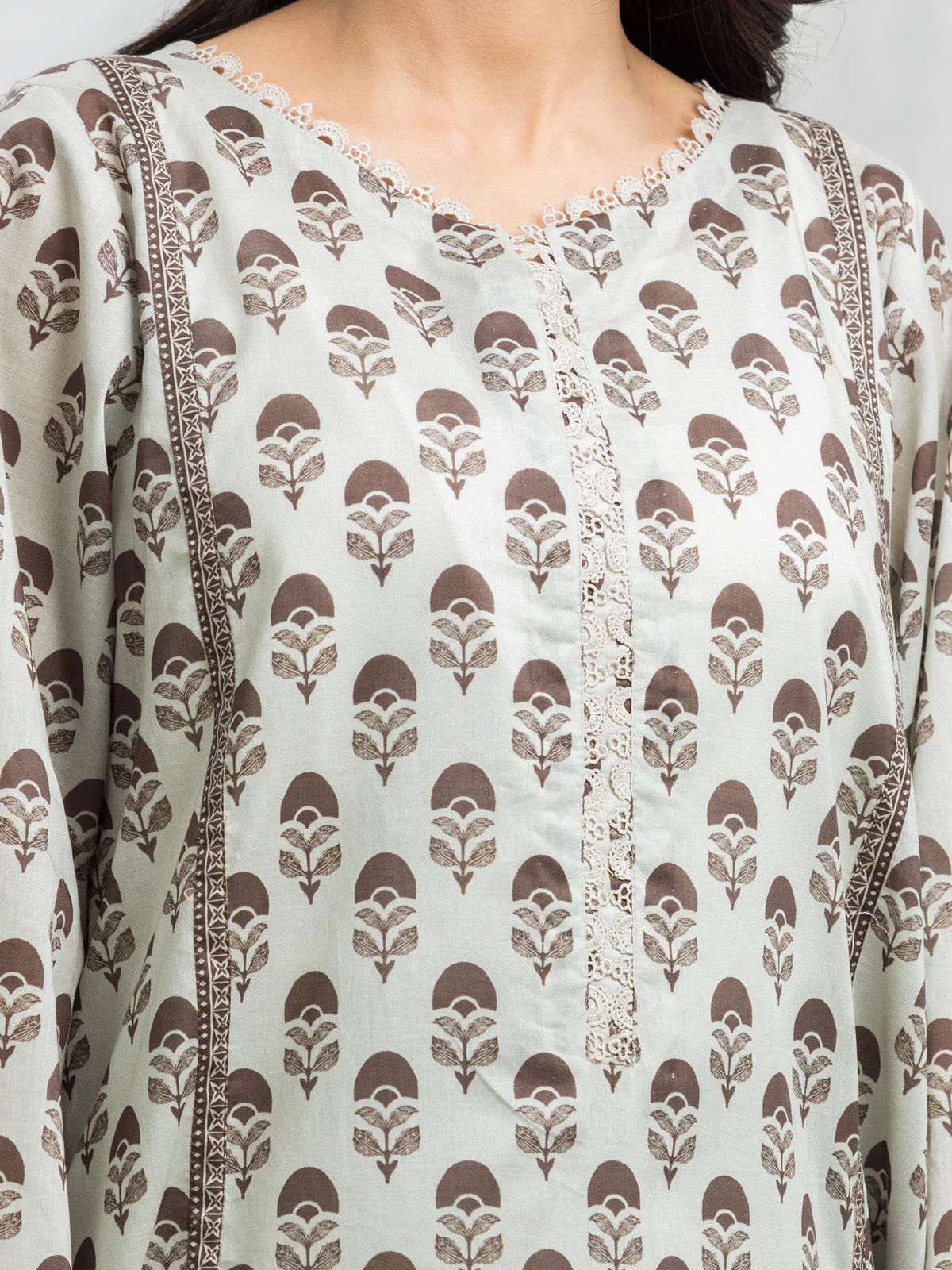 Printed Lawn Shirt Trouser - EWU24A1-29167ST - Image 2