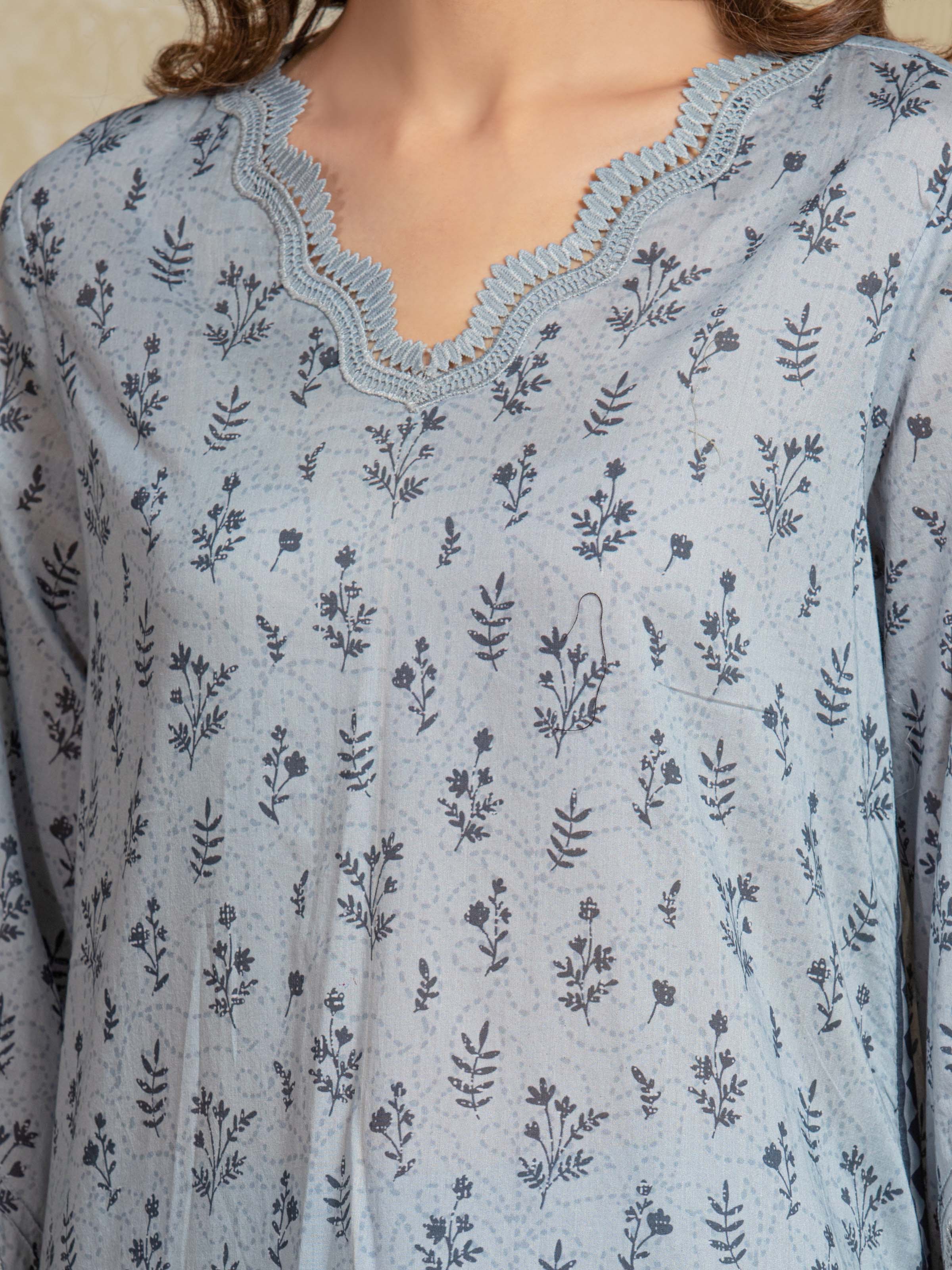 Printed Khaddar Suit - EWU5A3-35924-3P - Image 4