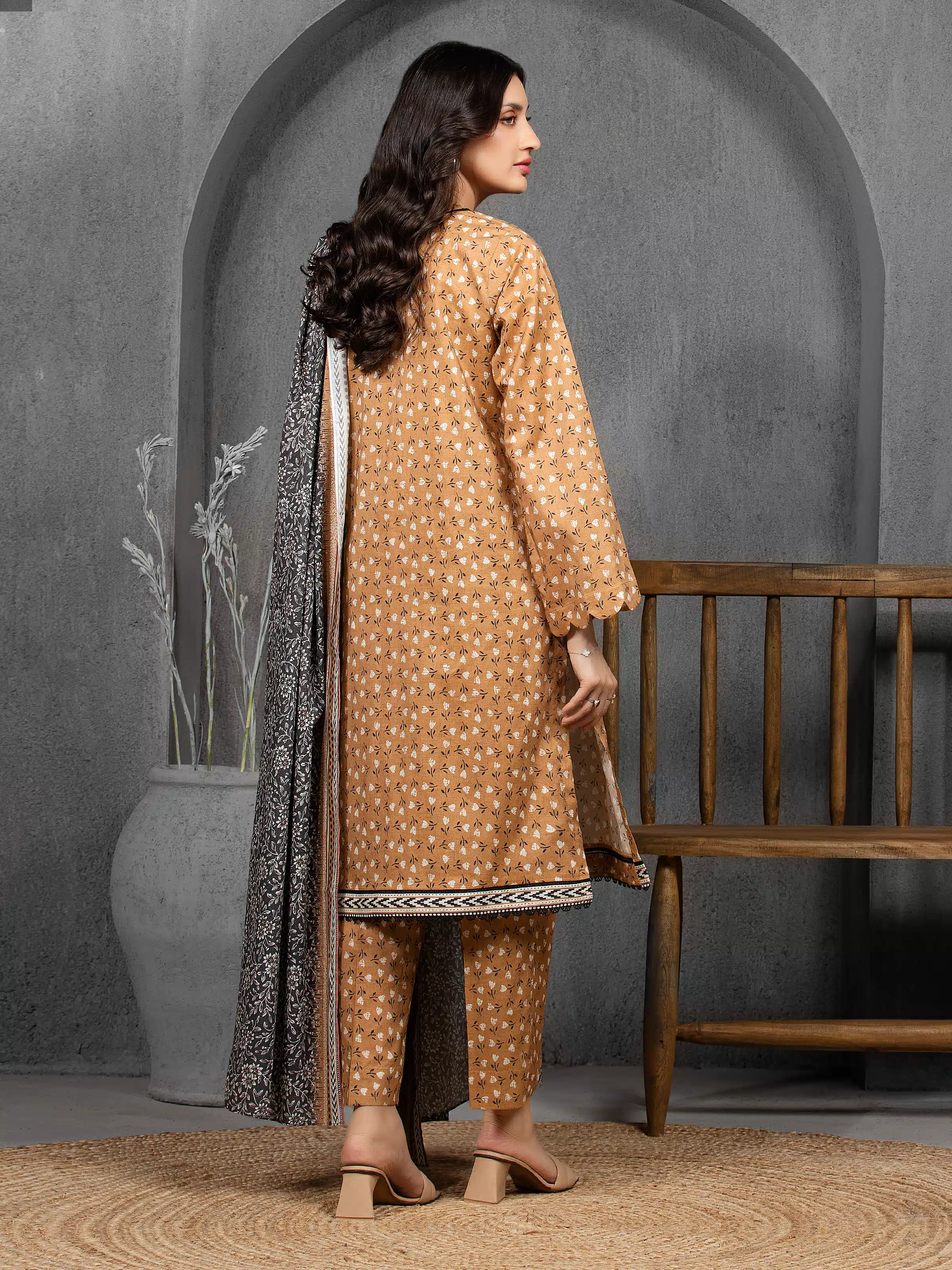 Printed Cambric Suit - EWU5A2-35848-3P - Image 6