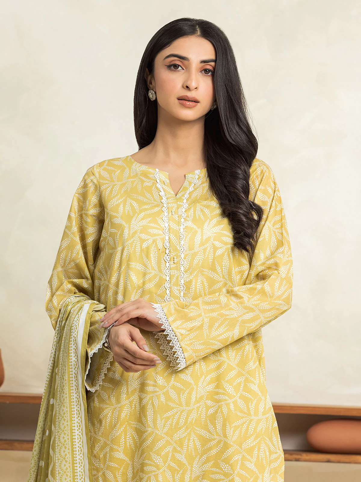 Printed Lawn Suit - EWU24A1-29027-3P - Image 2