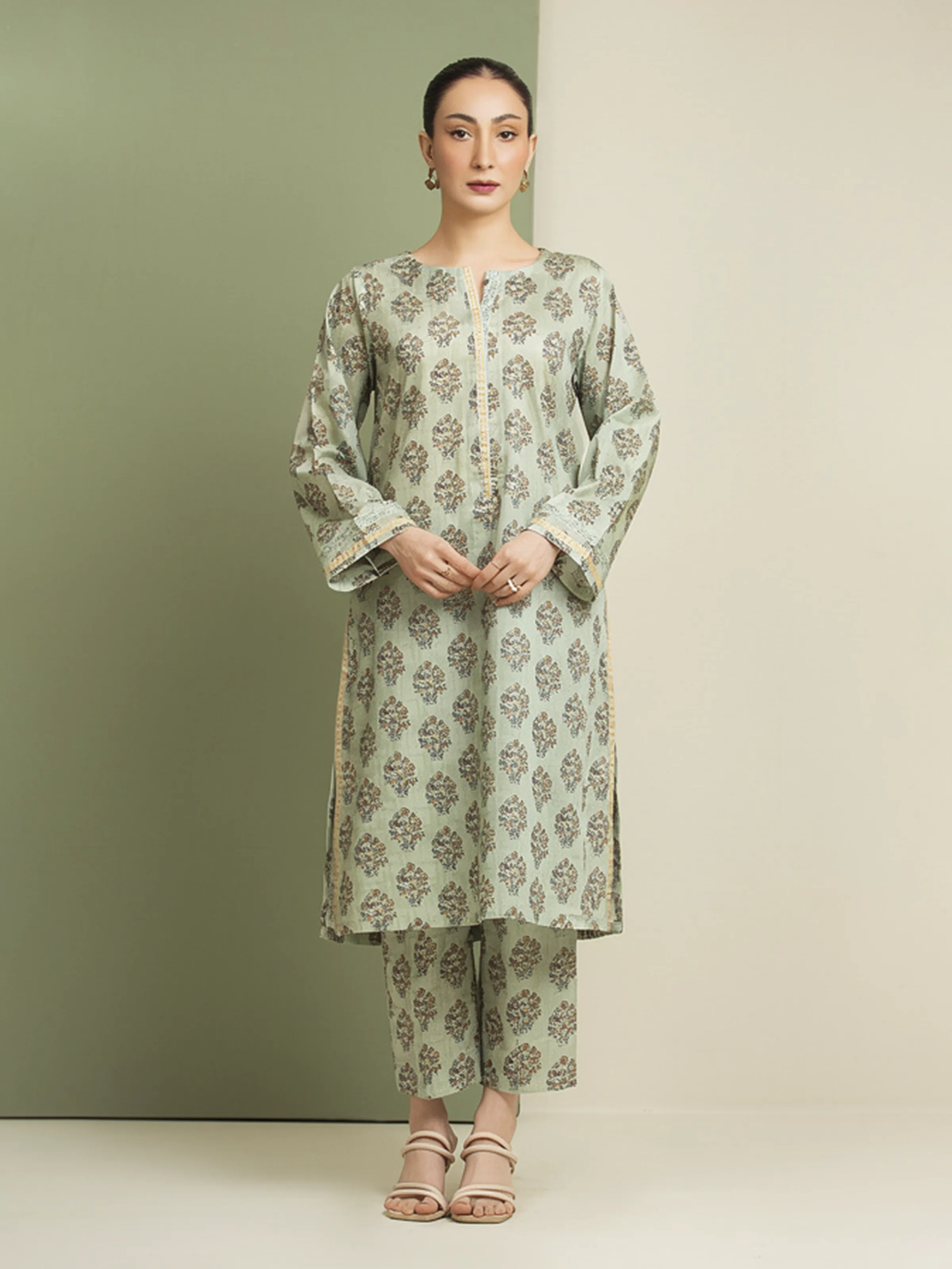 Printed Lawn Shirt Trouser - EWU5A1-35120ST