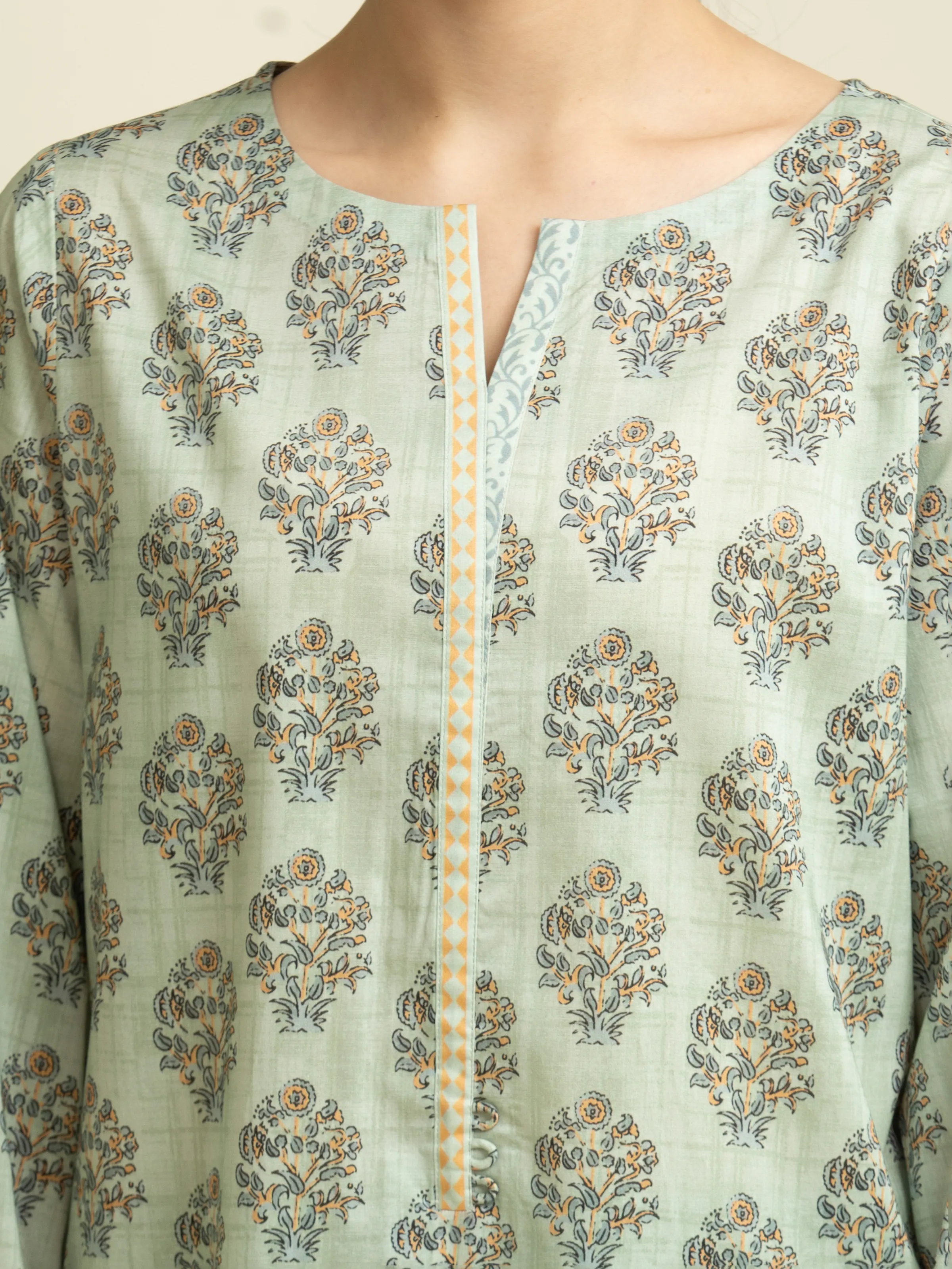 Printed Lawn Shirt Trouser - EWU5A1-35120ST - Image 2