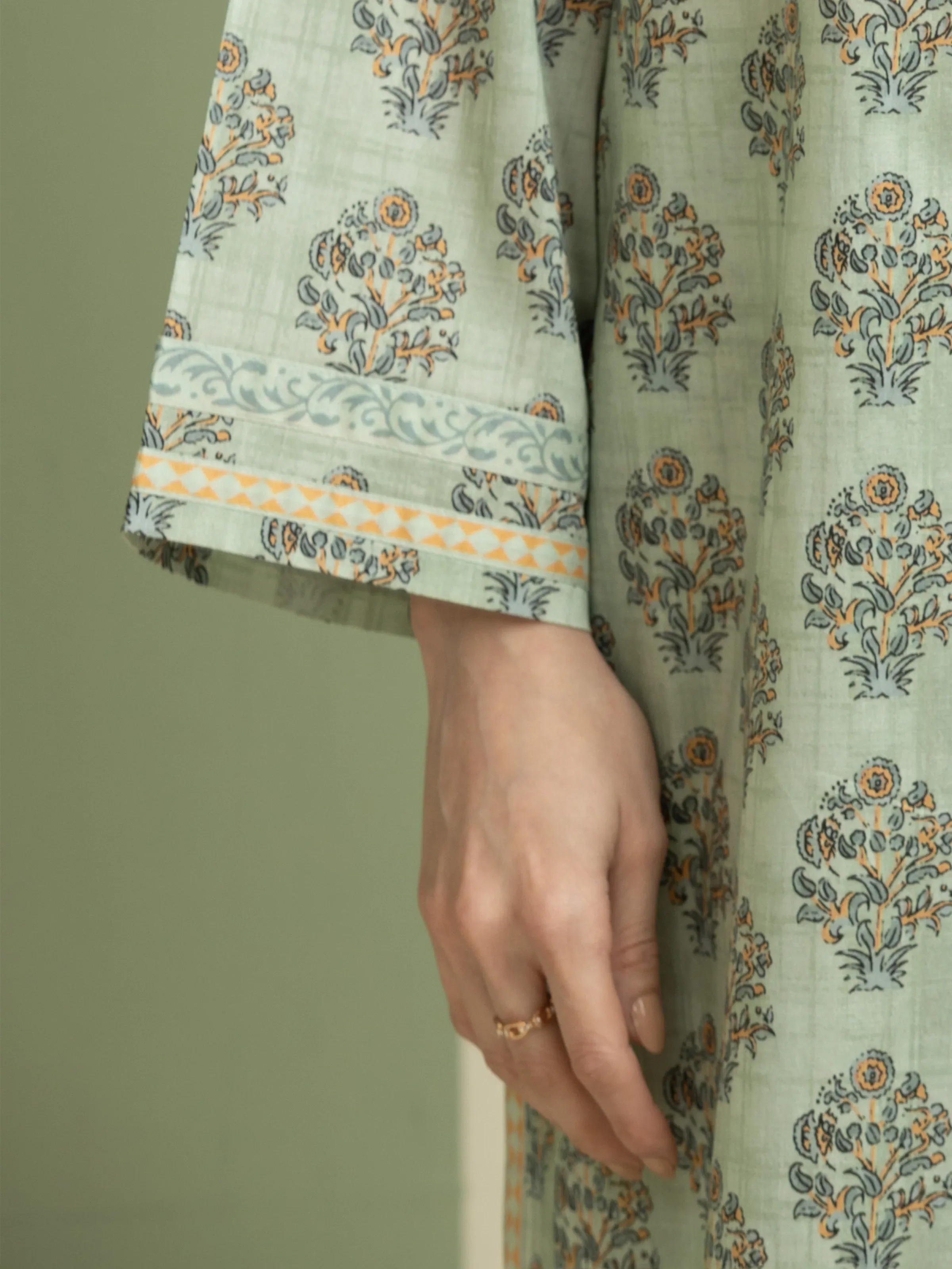 Printed Lawn Shirt Trouser - EWU5A1-35120ST - Image 3